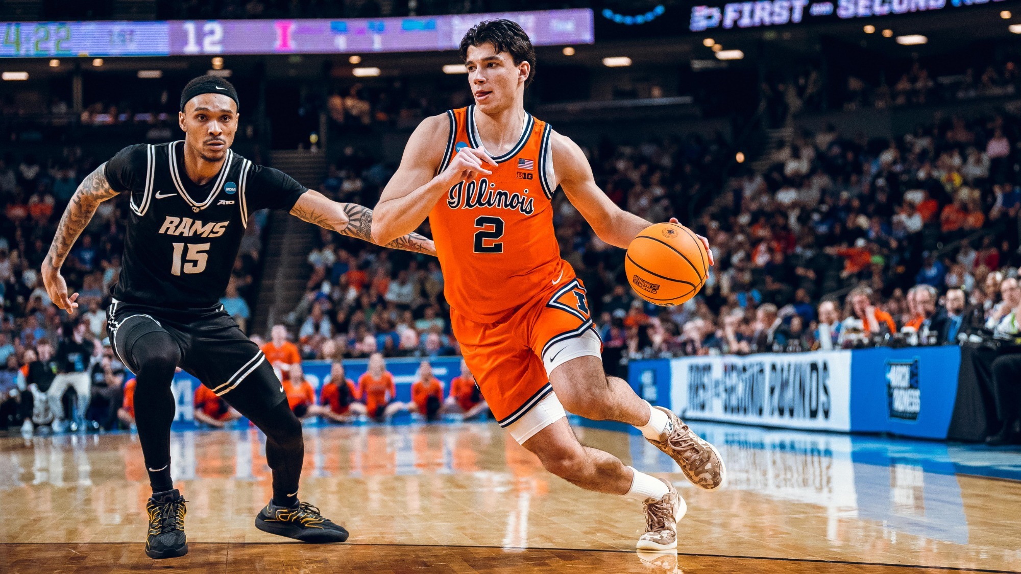 Andrej Stojakovic vs. VCU - NCAA Tournament Round 2 - 3-21-26 (Courtney Bay)