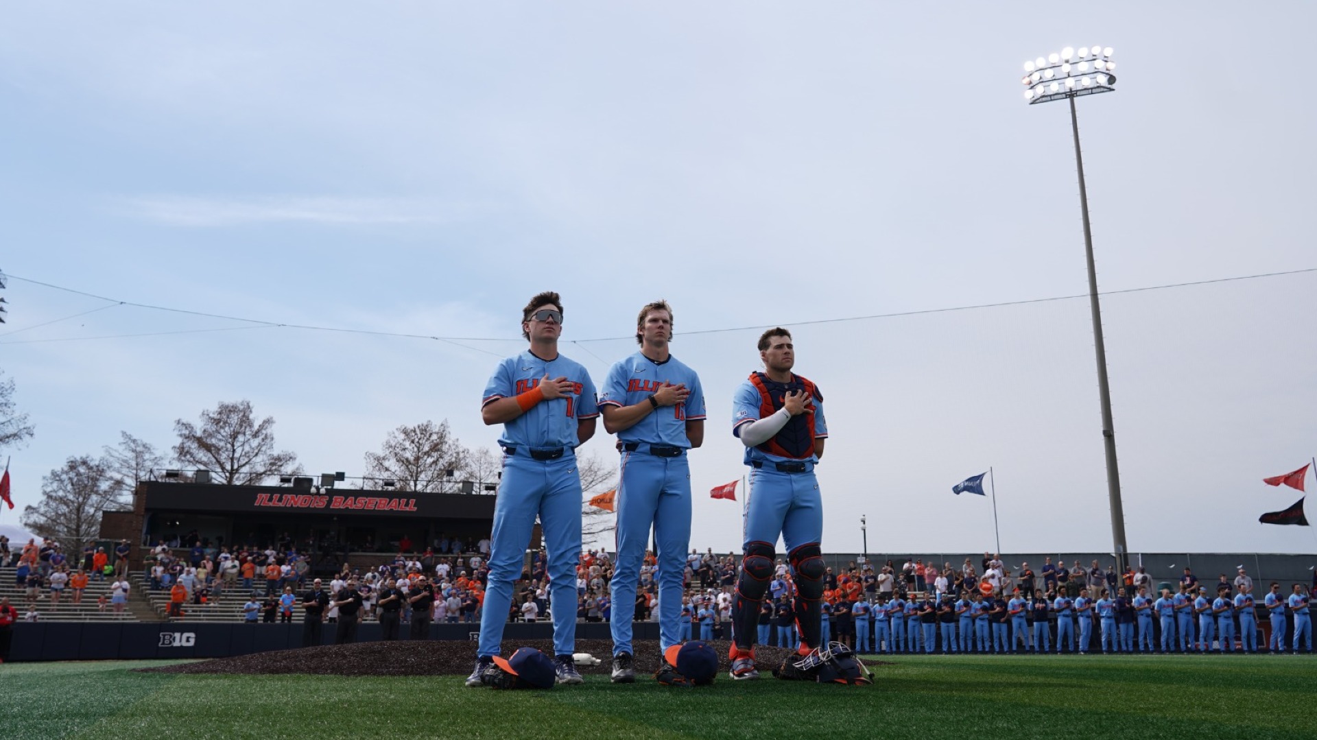 Illini BASE vs Rutgers Game 3 - anthem