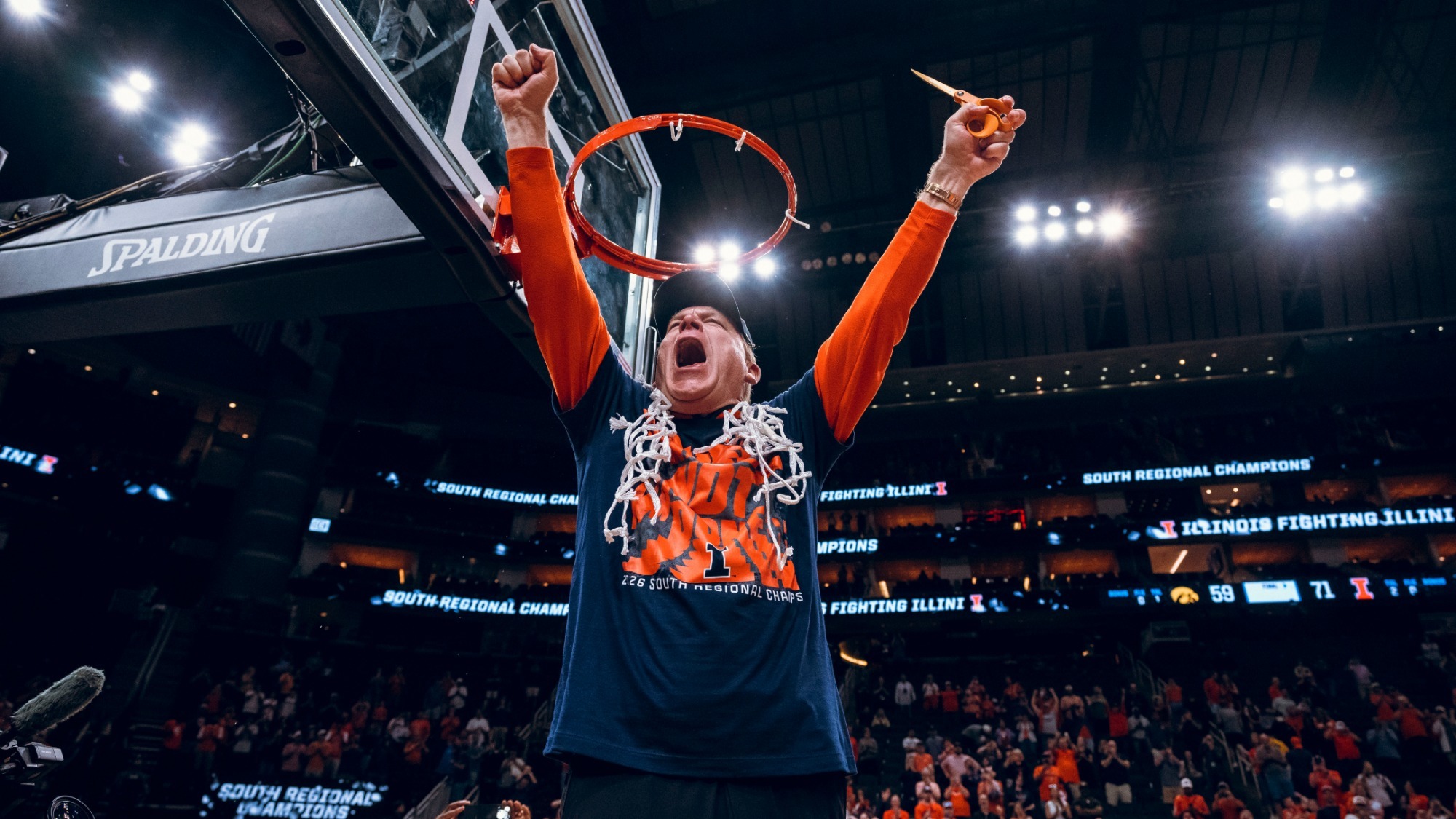 Brad Underwood Elite Eight Win Over Iowa Final Four Bound 2026