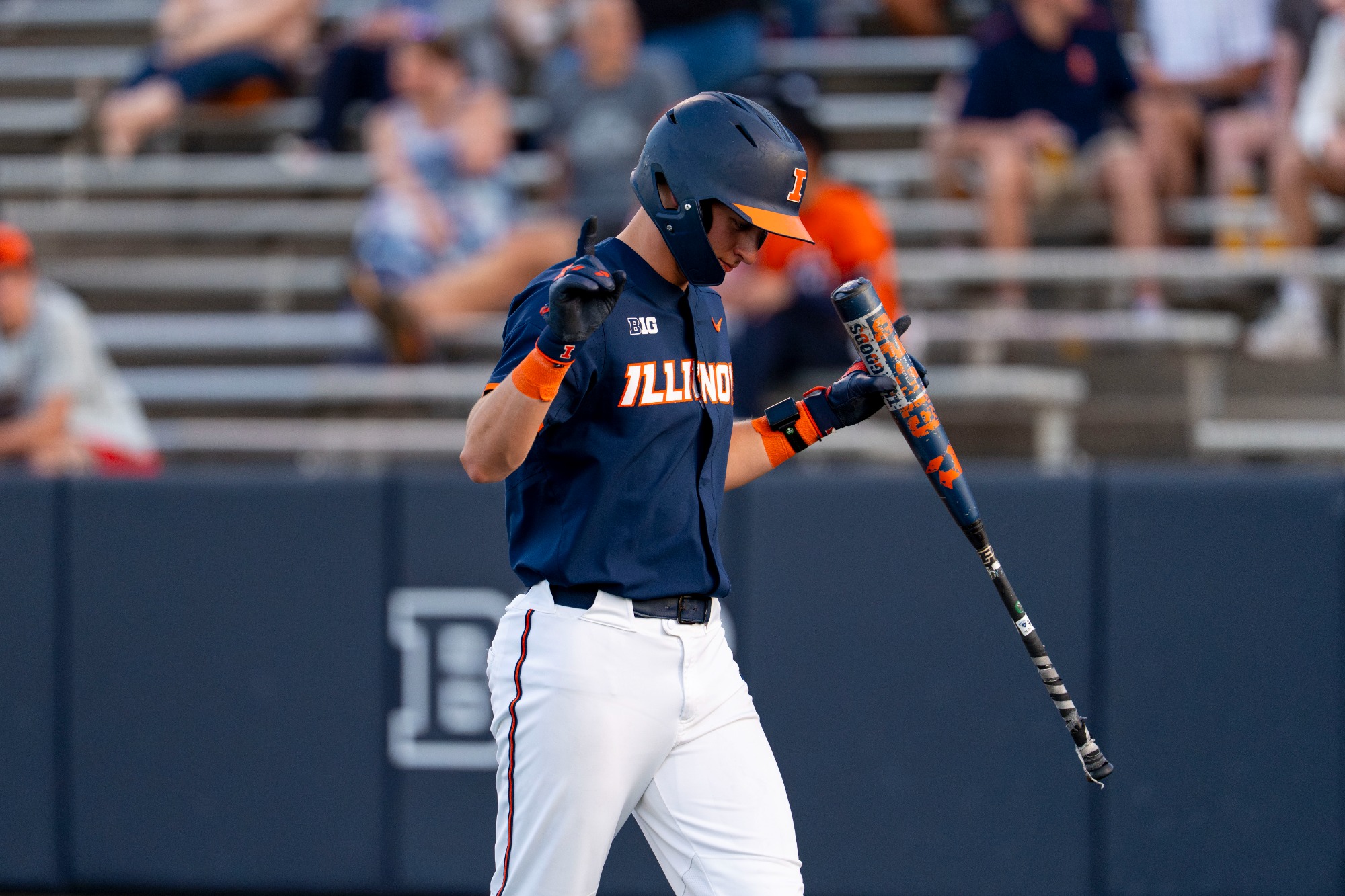 CHAMPAIGN, IL - April 14, 2026 - Infielder Jack Zebig (#2) during the game between the Southern Illinois University Edwardsville Cougars and the Illinois Fighting Illini at Illinois Field in Champaign, IL. Photo By Ashley Ray/Fighting Illini