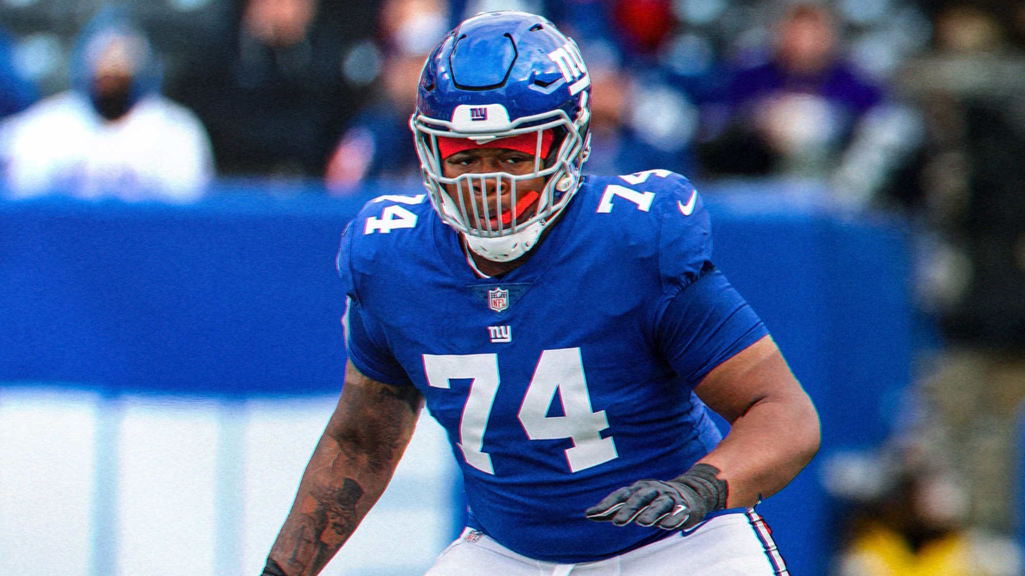 J.C. Davis - Giants uniform swap graphic