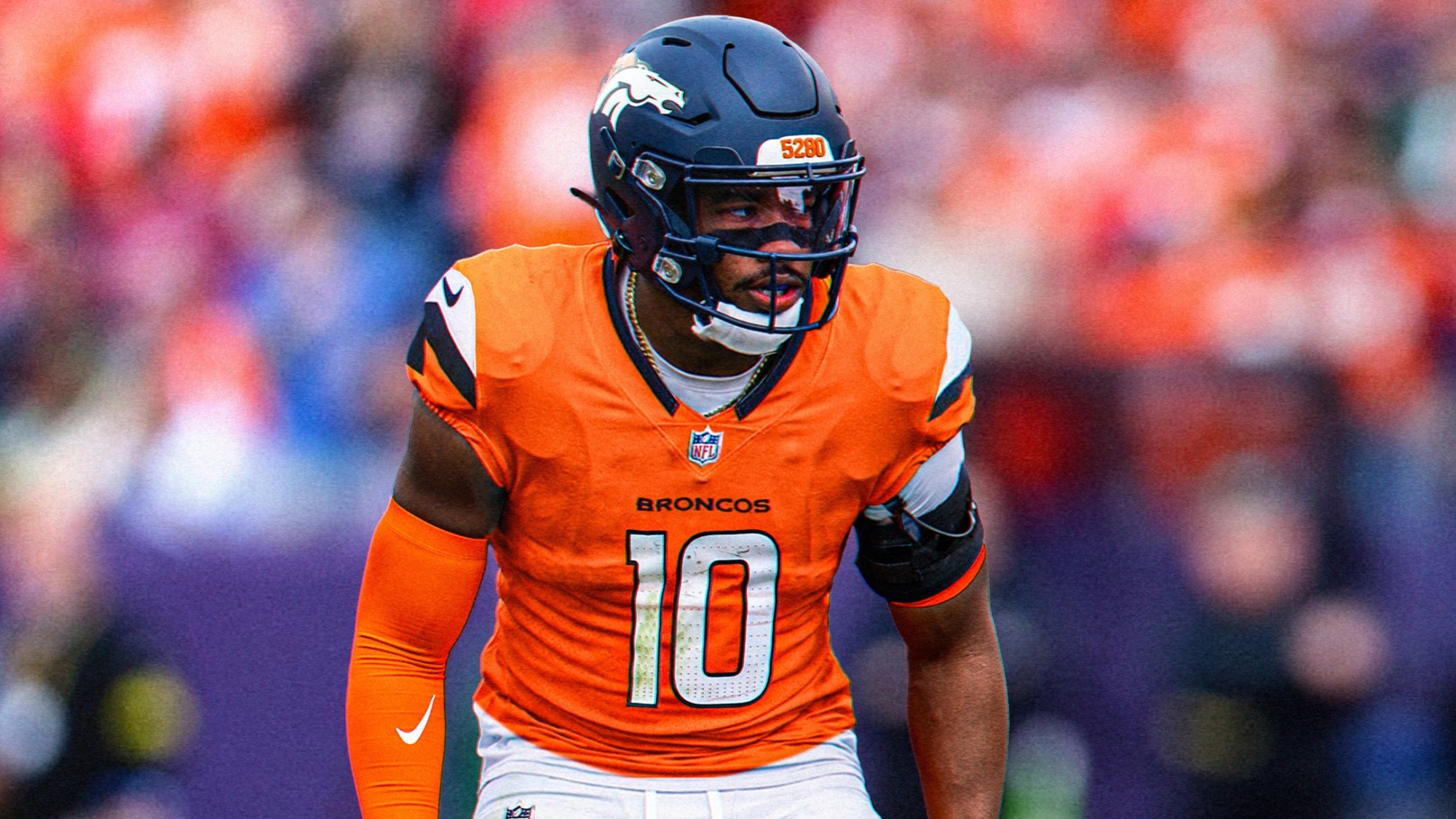 Miles Scott - Denver Broncos uniform swap