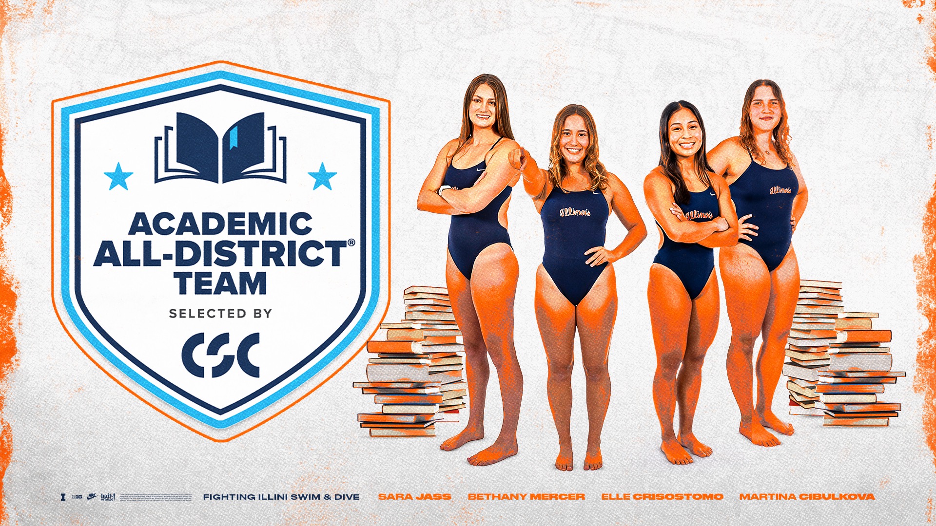 2026 CSC Academic All-District Swim and Dive