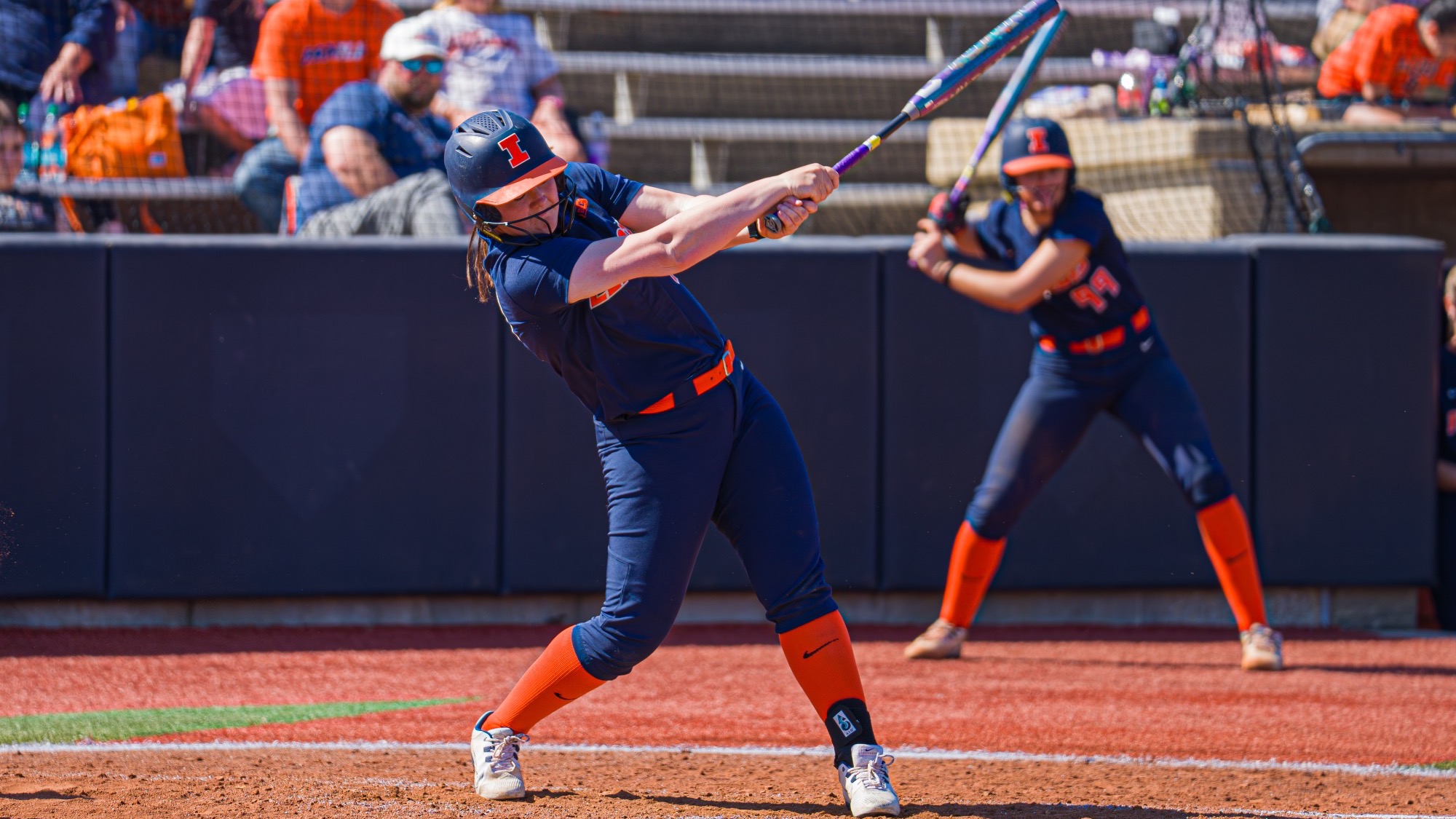Eileen Donahue hitting