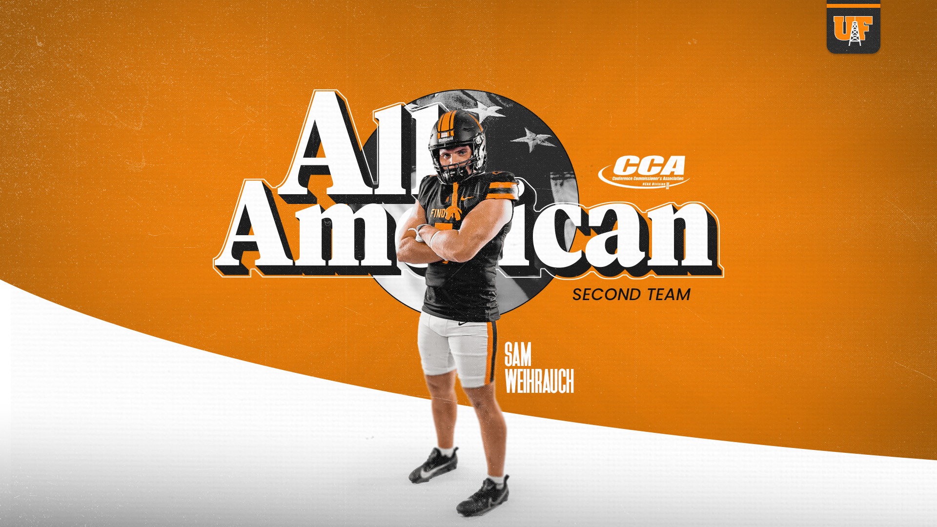 New D2CCA All-American Sam Weihrauch