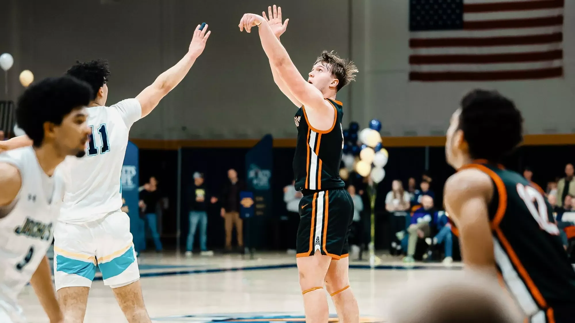 Steele Meister Shooting Three At CU