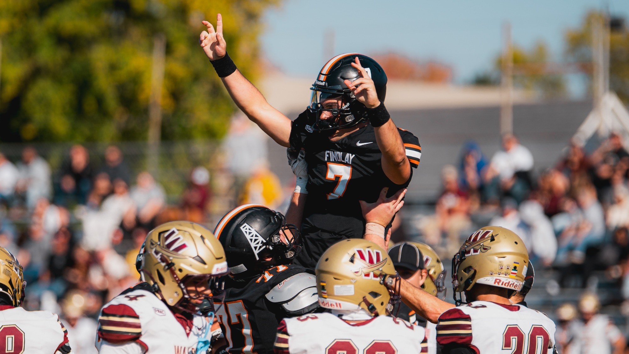 Chase Harrison Happy after Touchdown