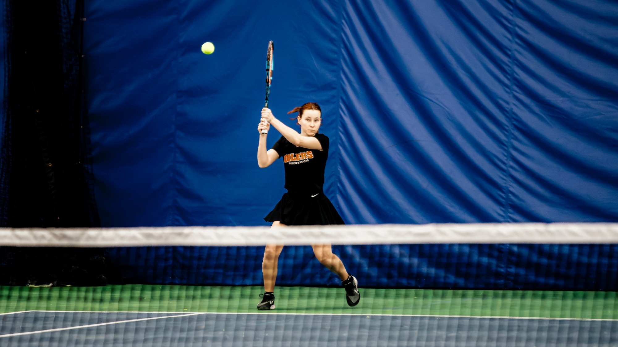 Polina Zaytseva Hitting Tennis