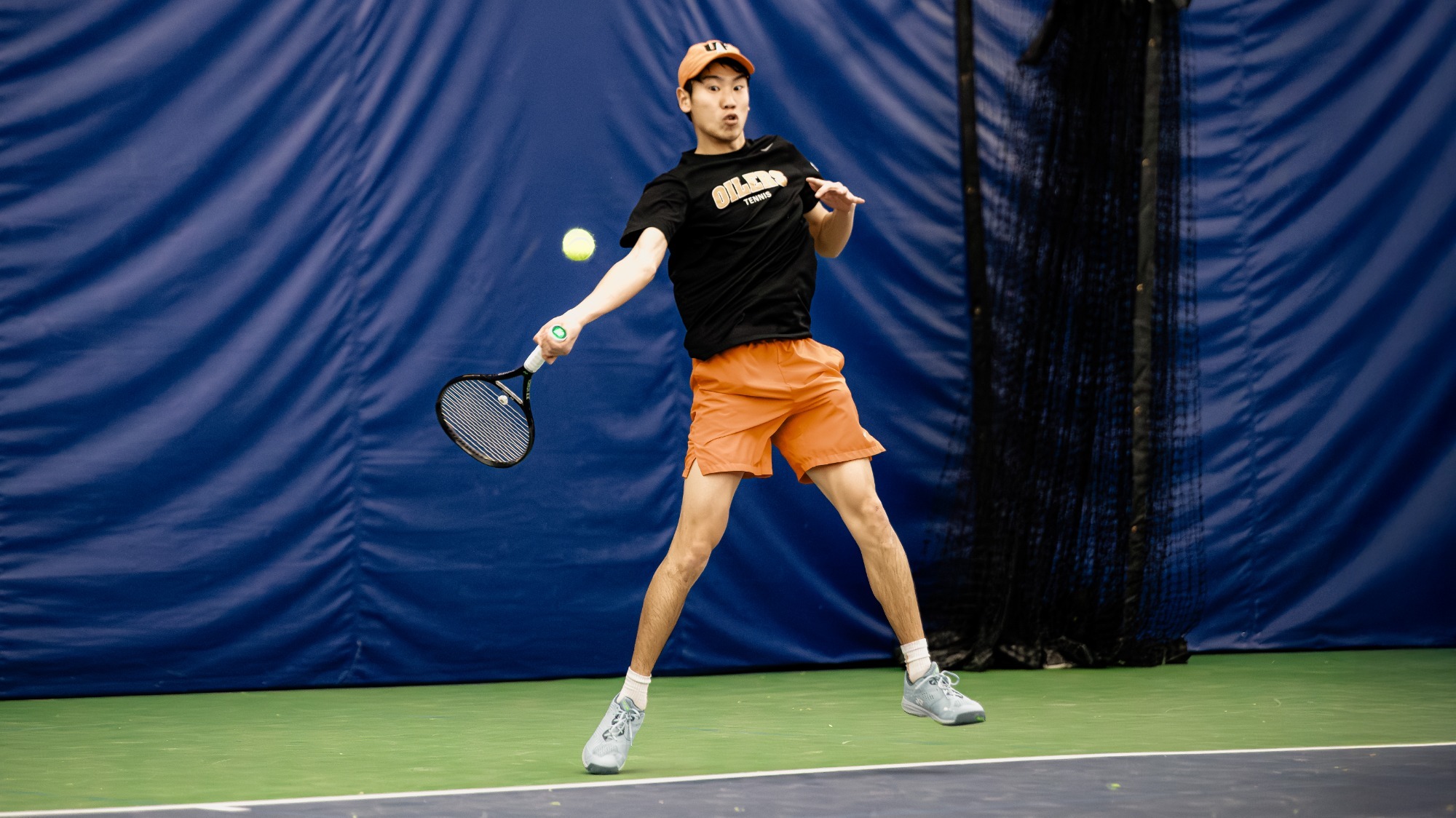 Soh Kuyama Hitting Tennis 