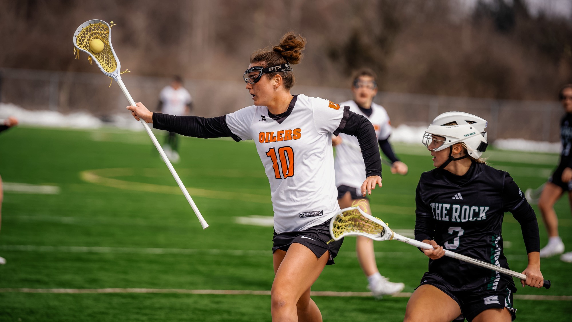Breeann Talabac with Ball