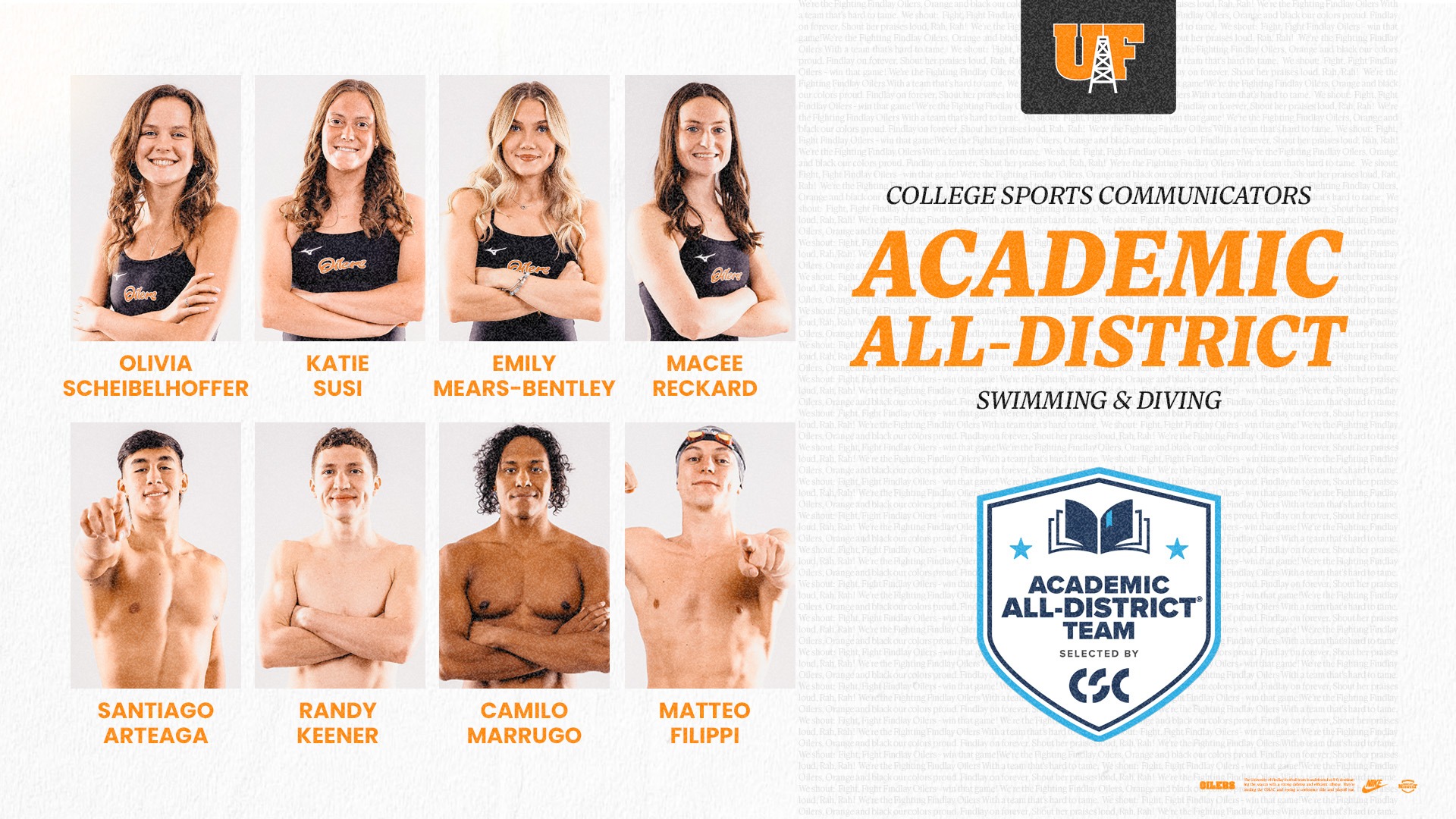 Swimming All District CSC 2026