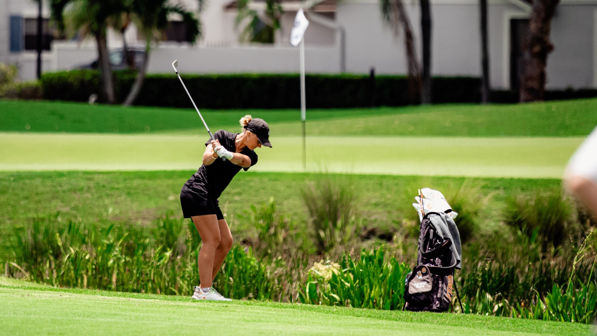 Ashleigh Duflo Hitting In 11 Green