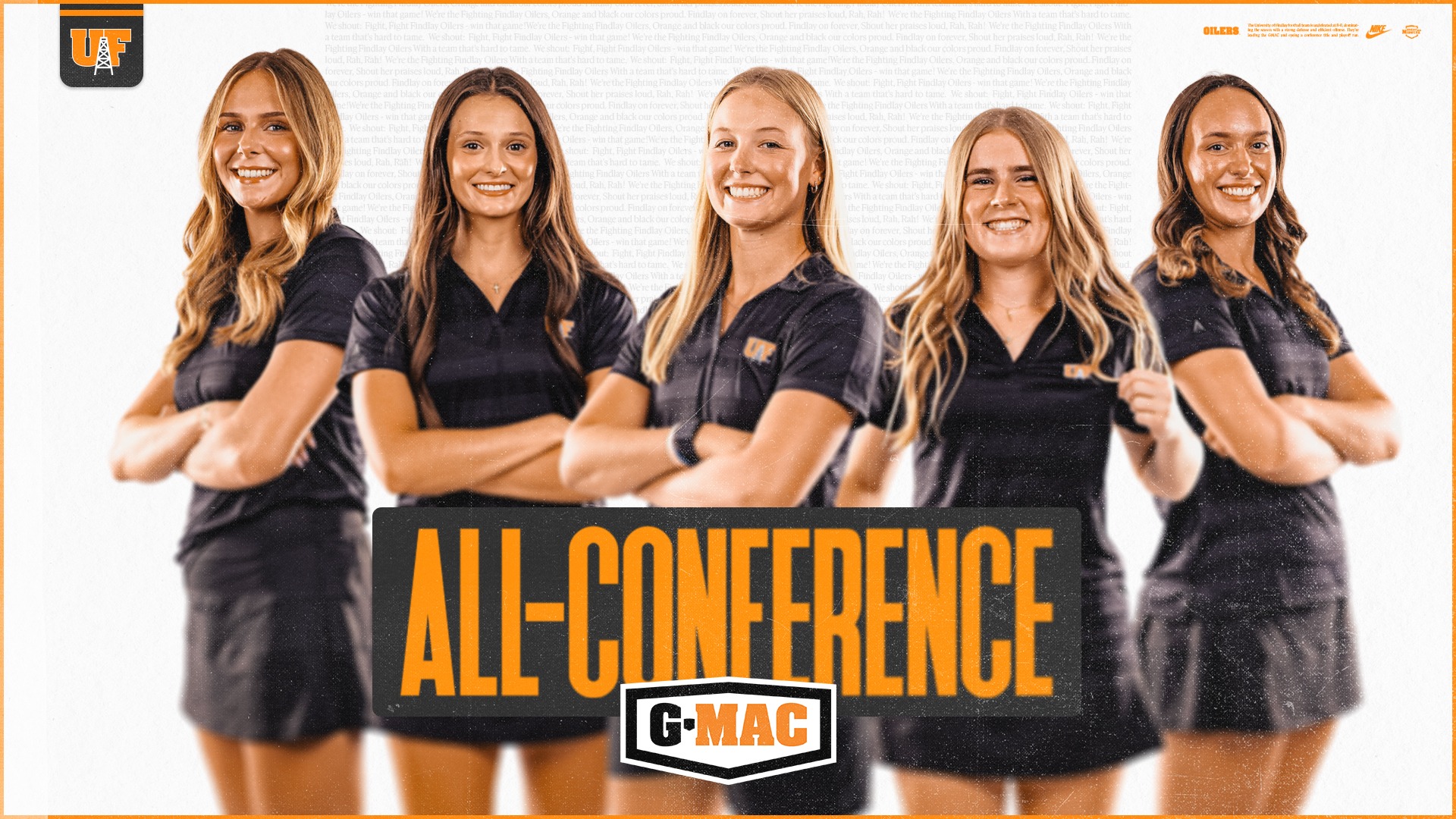 2026 Women's Golf All Conference Website Photo