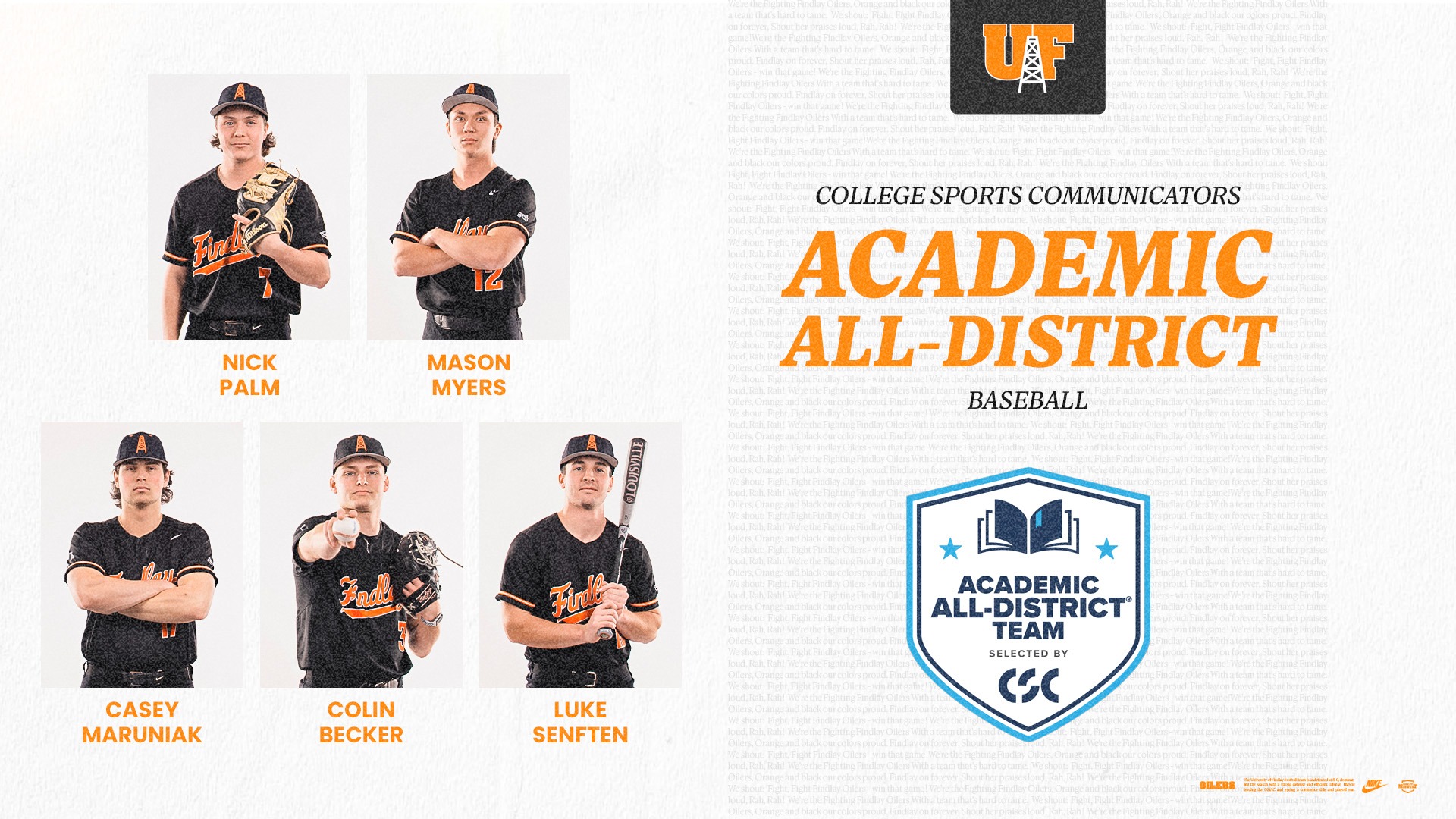 CSC Baseball Academic 2026