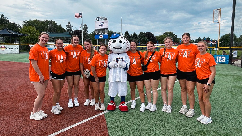 Softball Volunteers with Miracle League
