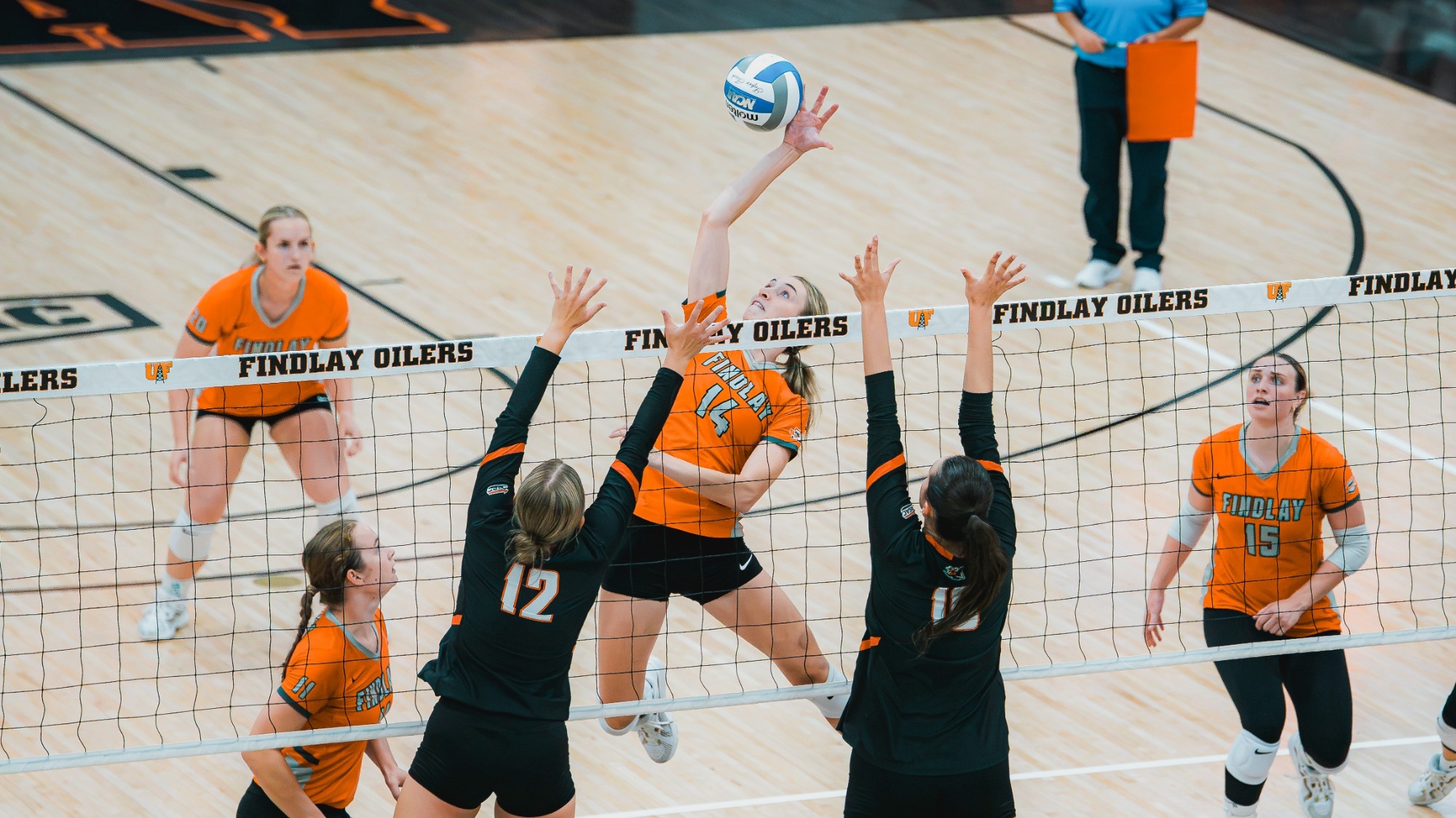 Keira Turek at Net, Win at Lake Erie
