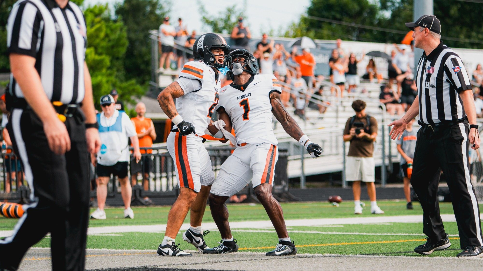 Christian Davis and Delon Hurt Happy Indy Win