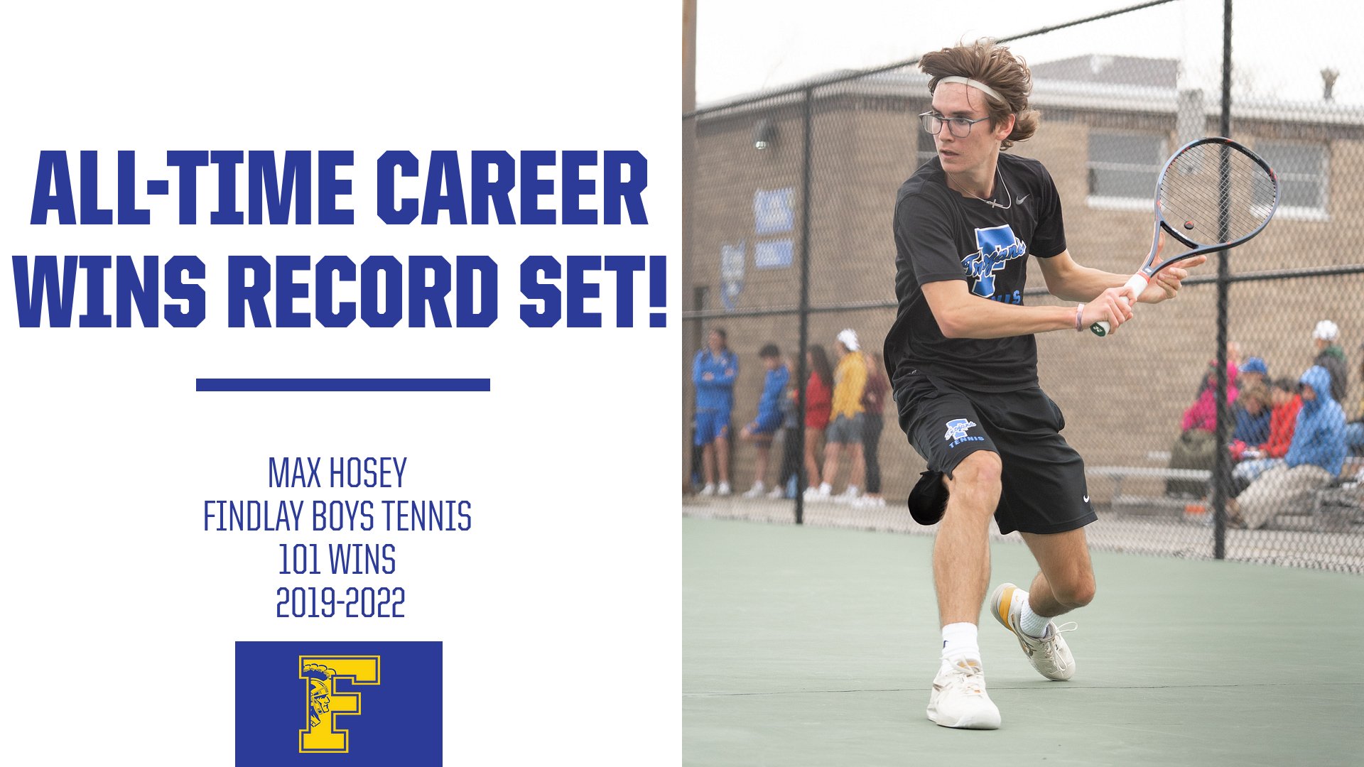 2022 Boys Tennis-Hosey Record