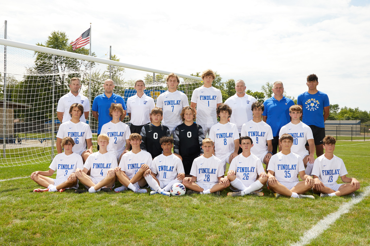 2022 Findlay Varsity Boys Soccer Team Photo