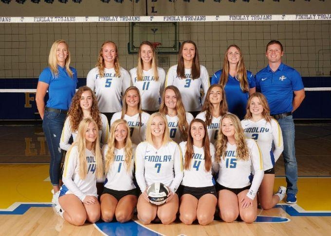 2024 Findlay Varsity Girls Volleyball Team Photo