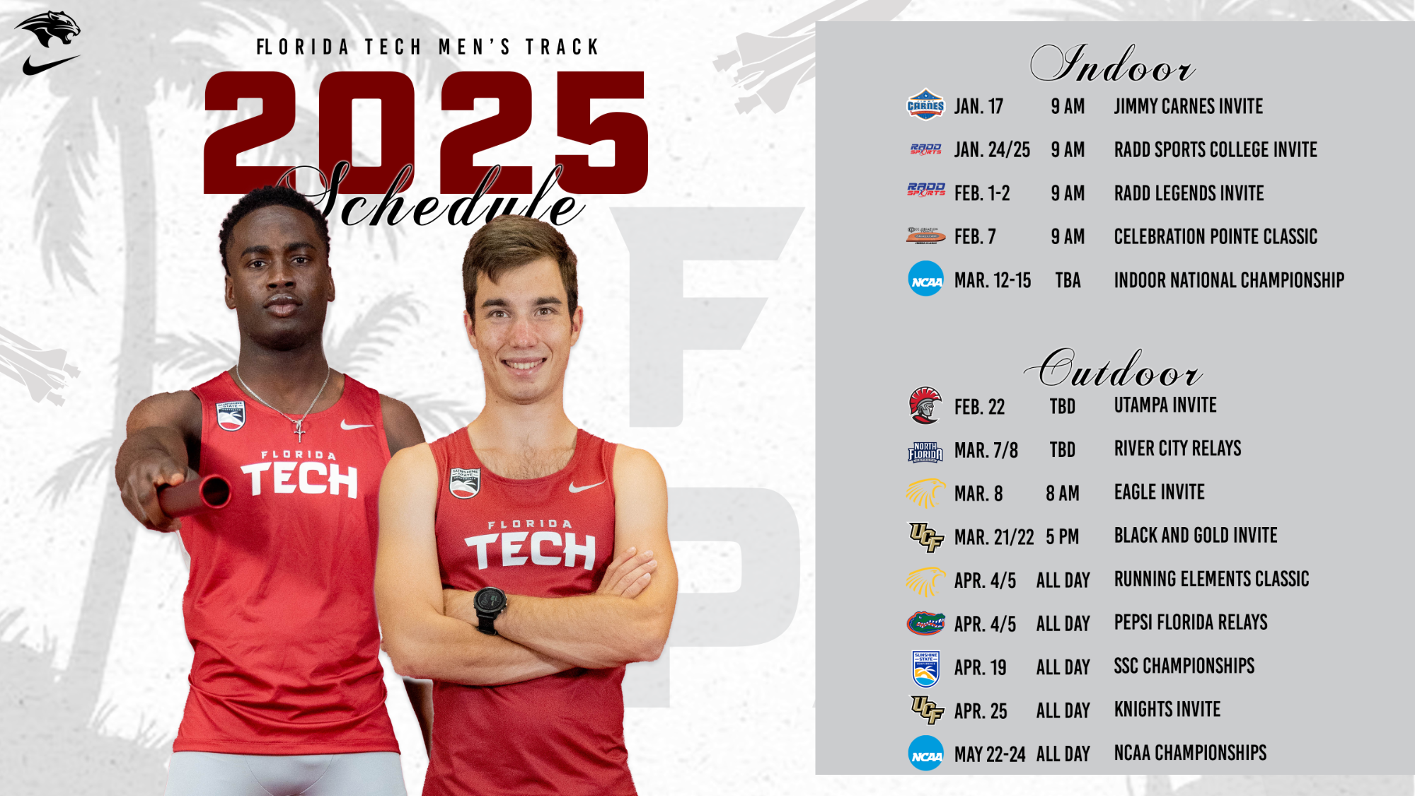 Track Schedule Graphic
