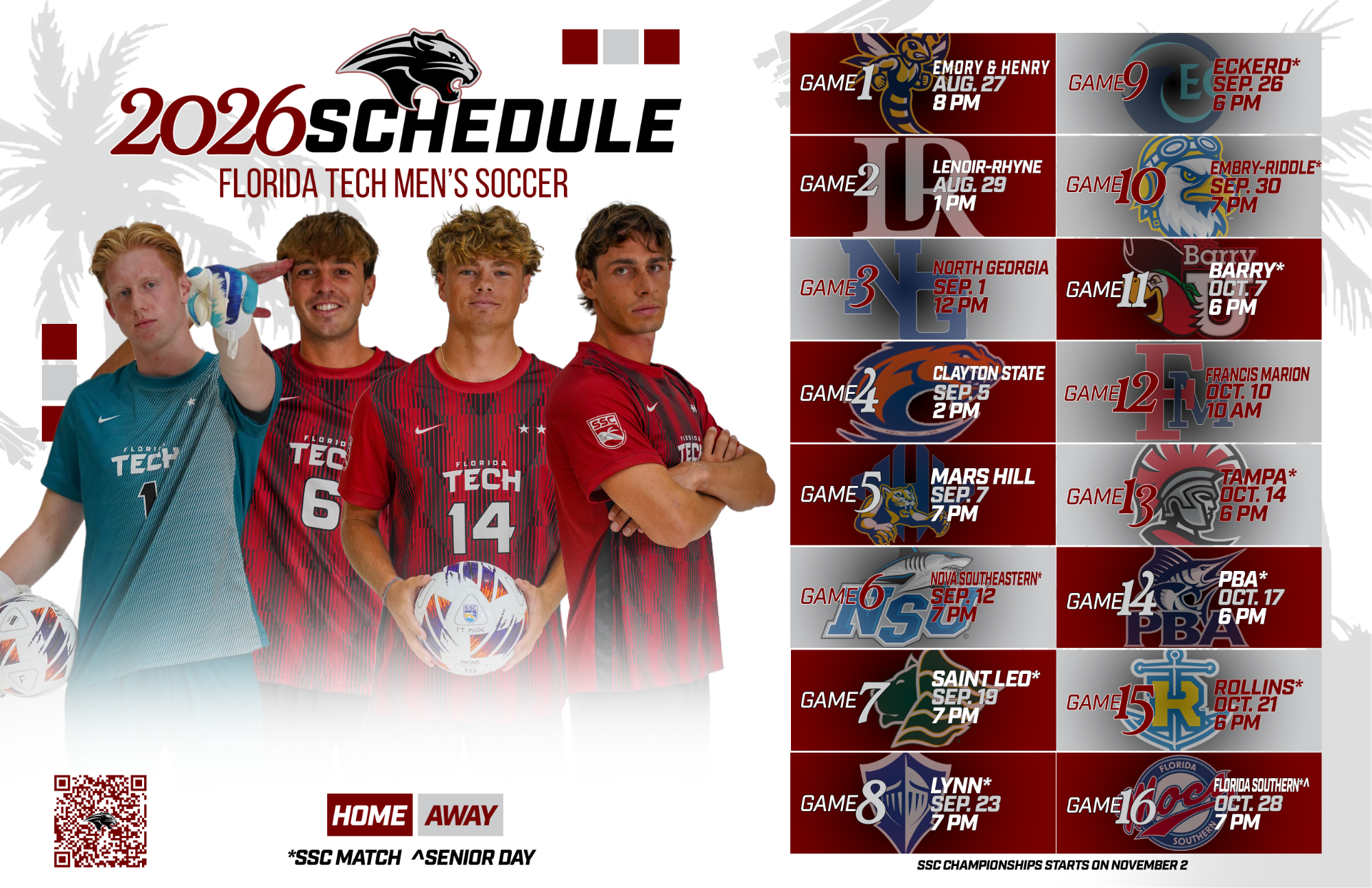 MSOC 2026 Schedule Poster