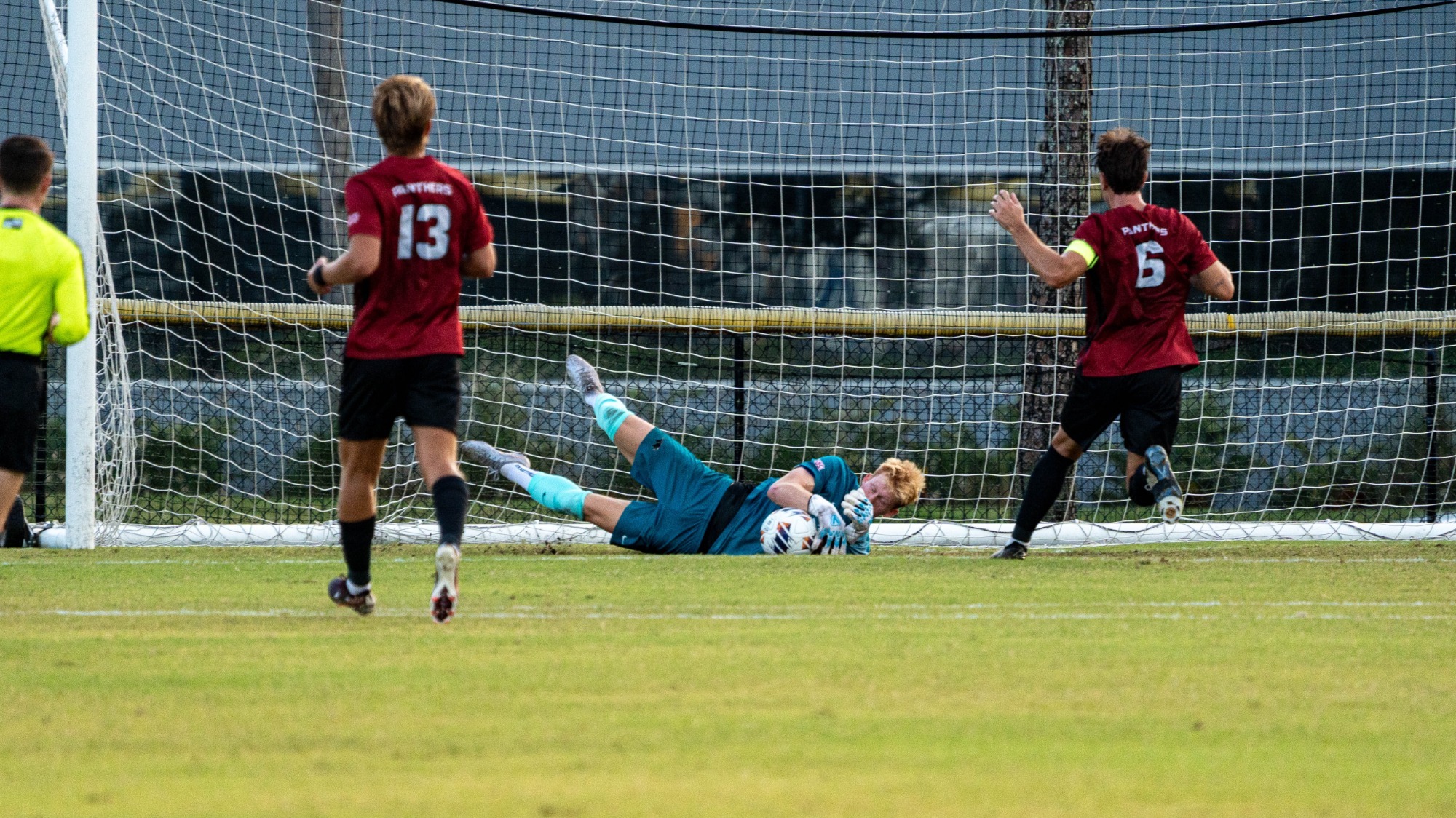 Ronning Save First half at ERAU