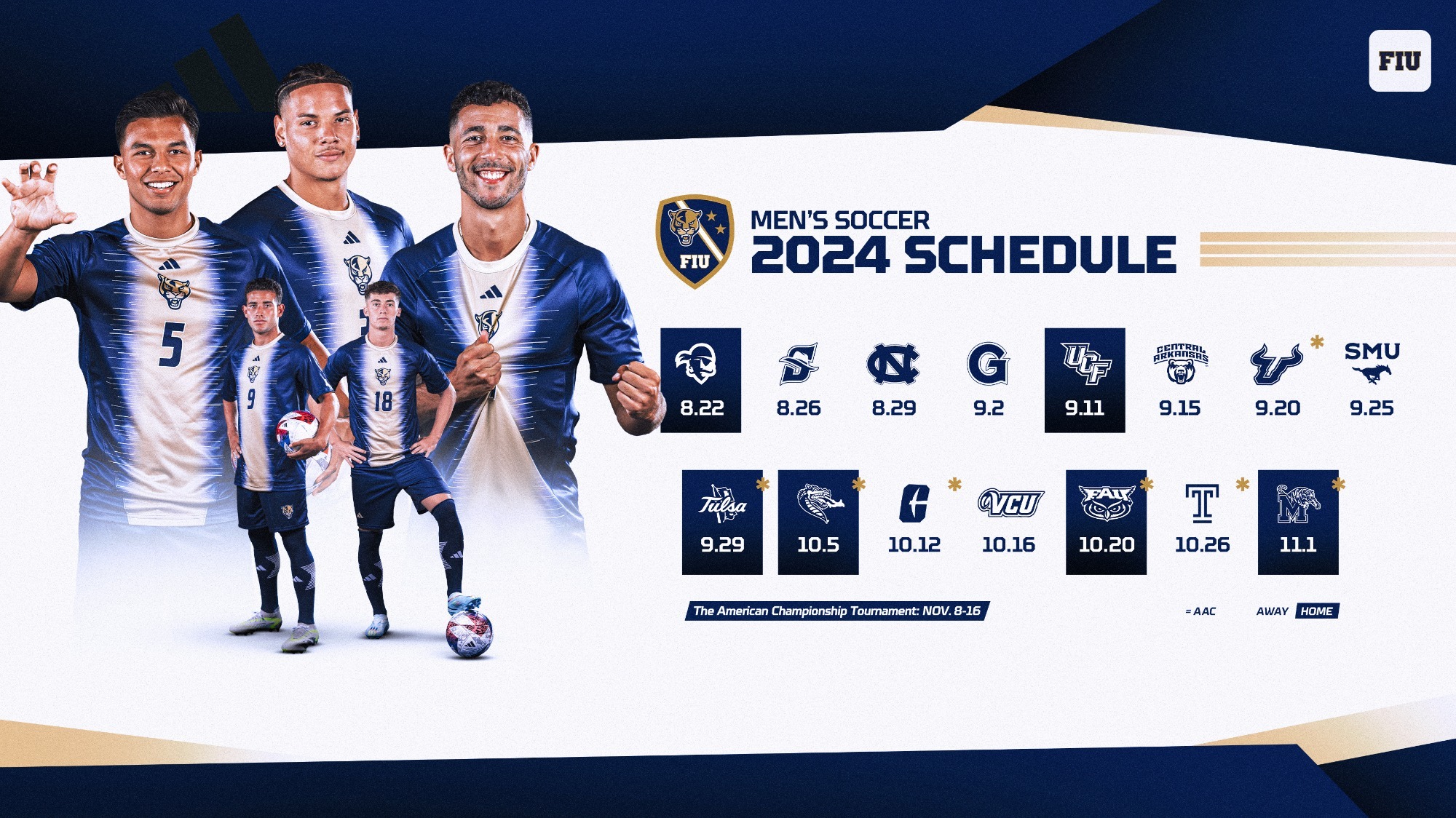 2024 FIU Men's Soccer Schedule Release