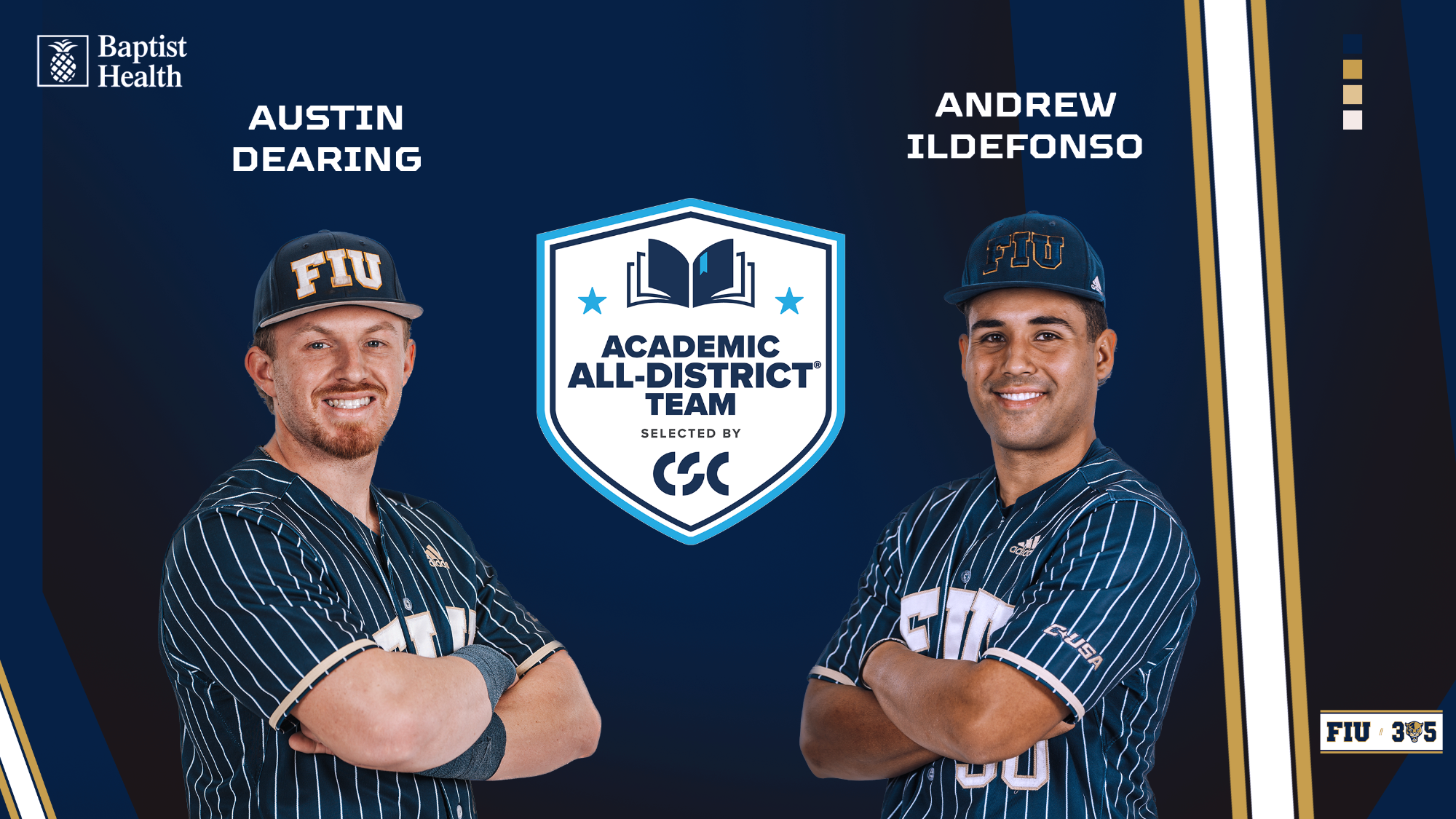CSC Academic All-District Team BSB