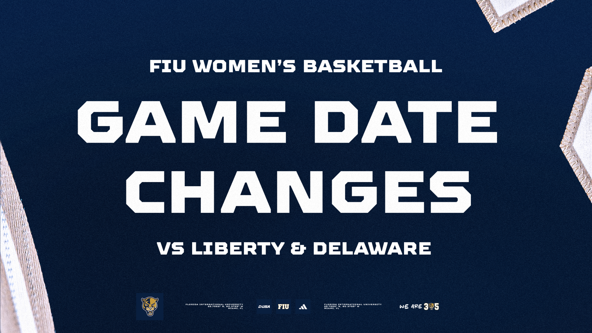 WBB Game date changes