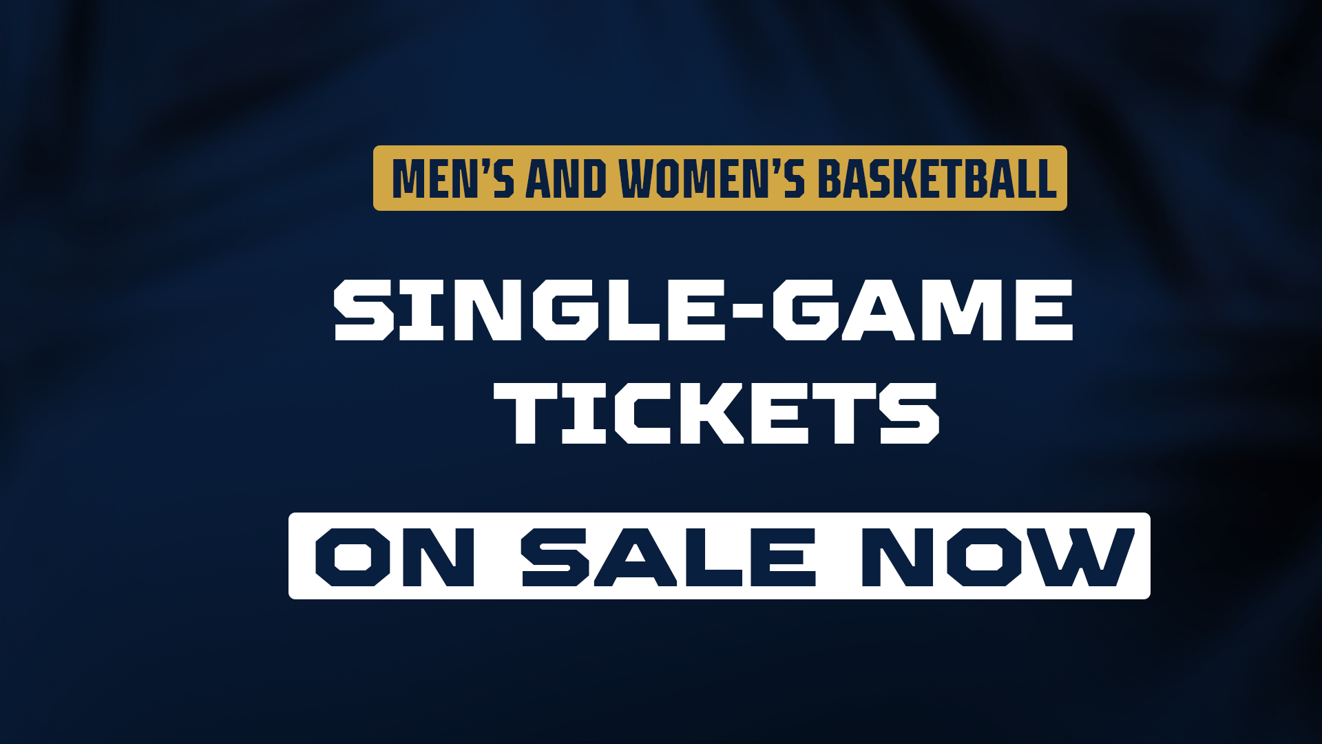 2026-27 Single-Game Tickets