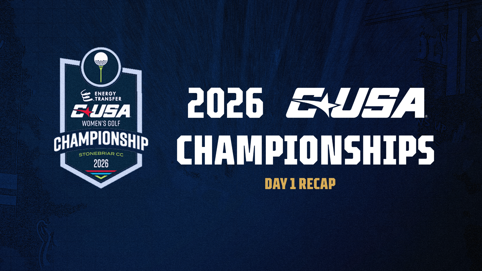Golf Day 1 CUSA Championships