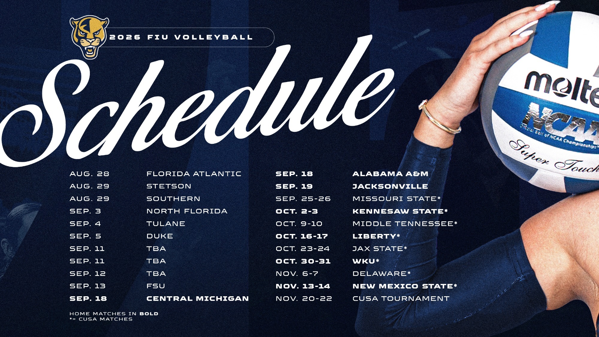 vb schedule