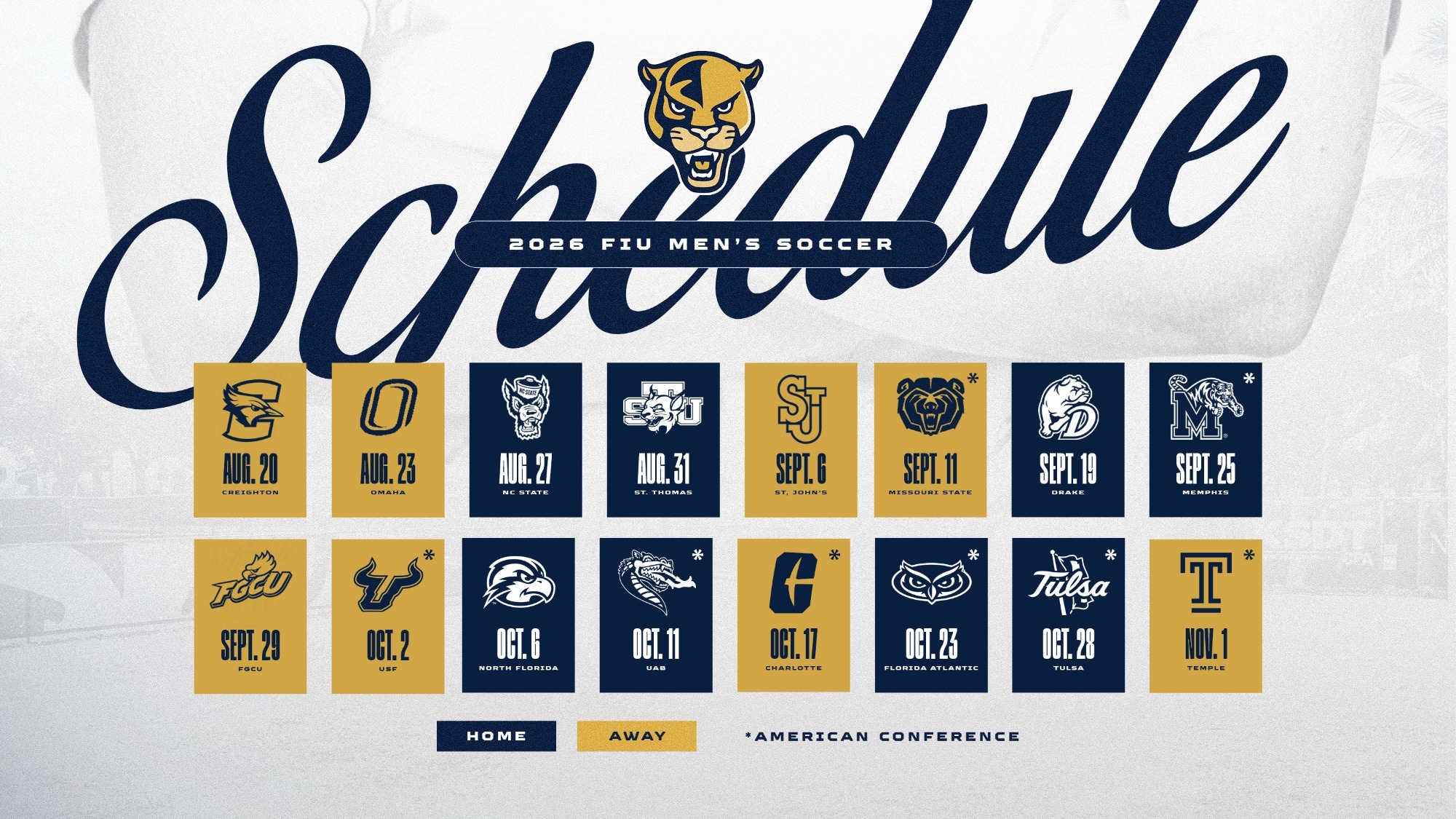 FIU MSOC Schedule Graphic