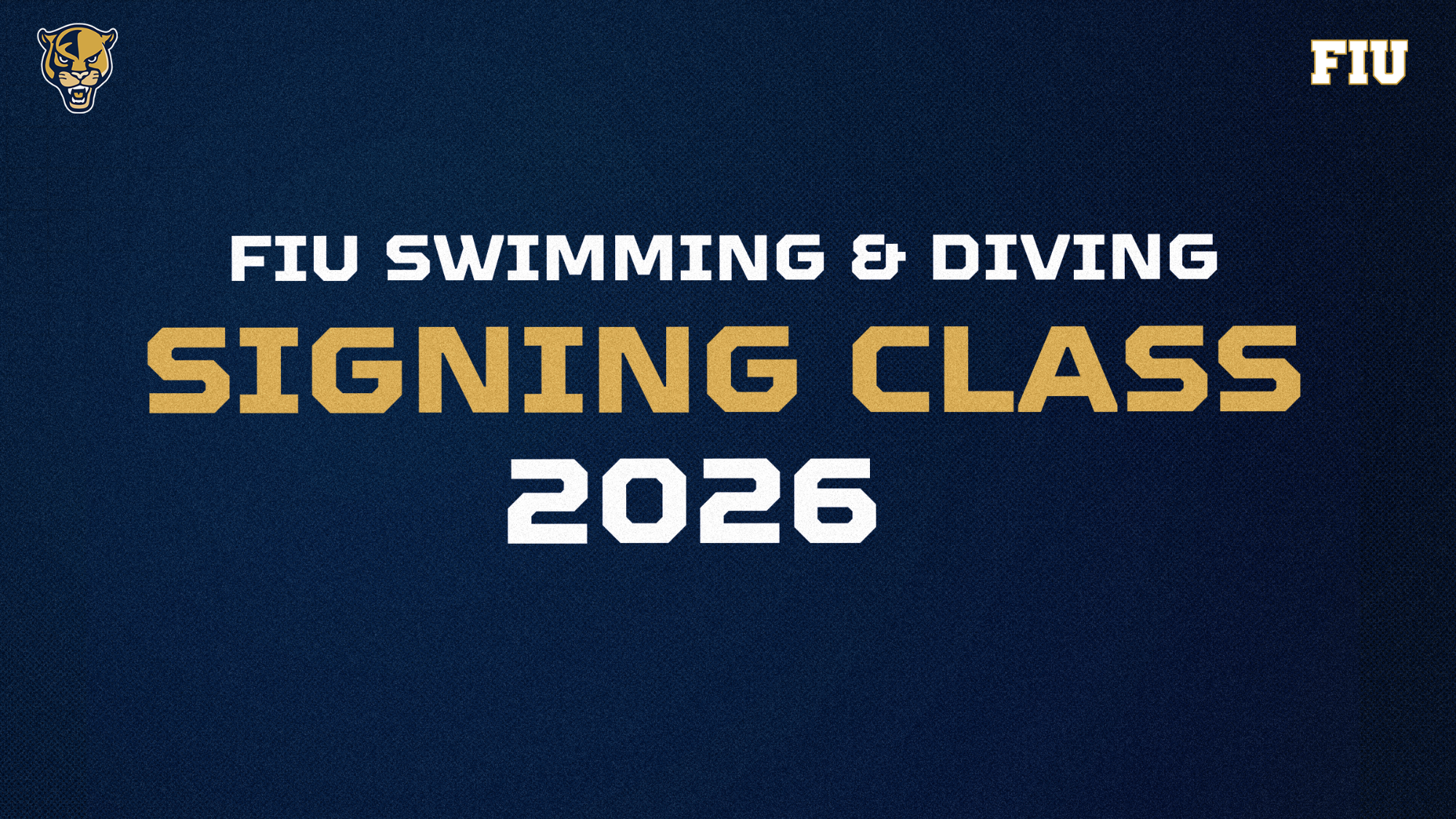 FIU Swim/Dive Signing Class