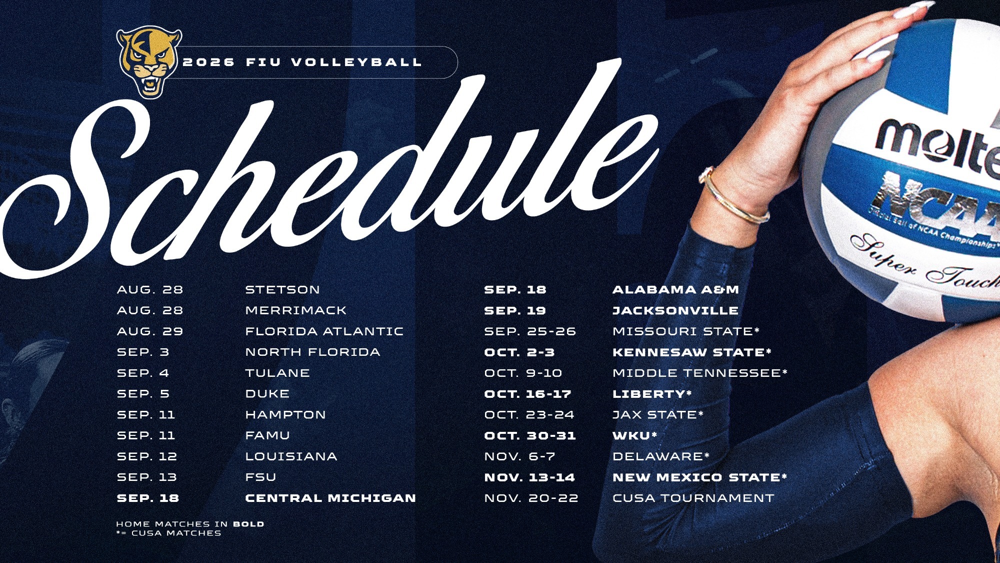 vb schedule
