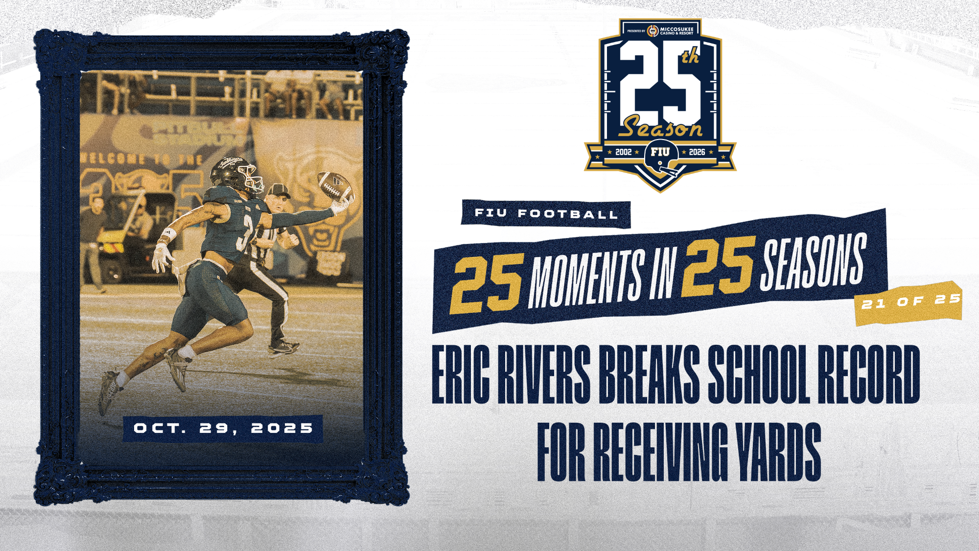 25MomentsEricRiversReceivingYardsRecord