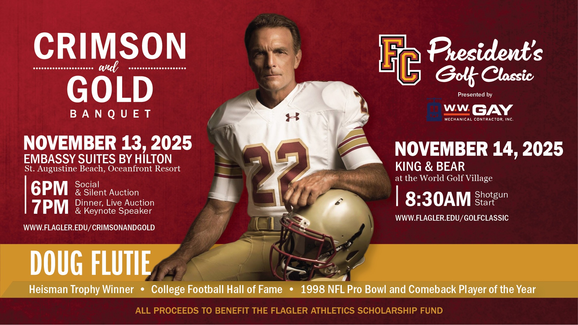 Save the date graphic for the CG banquet and PGC