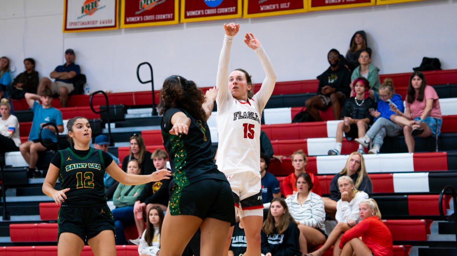 Natalie Herrin shoots a jumper