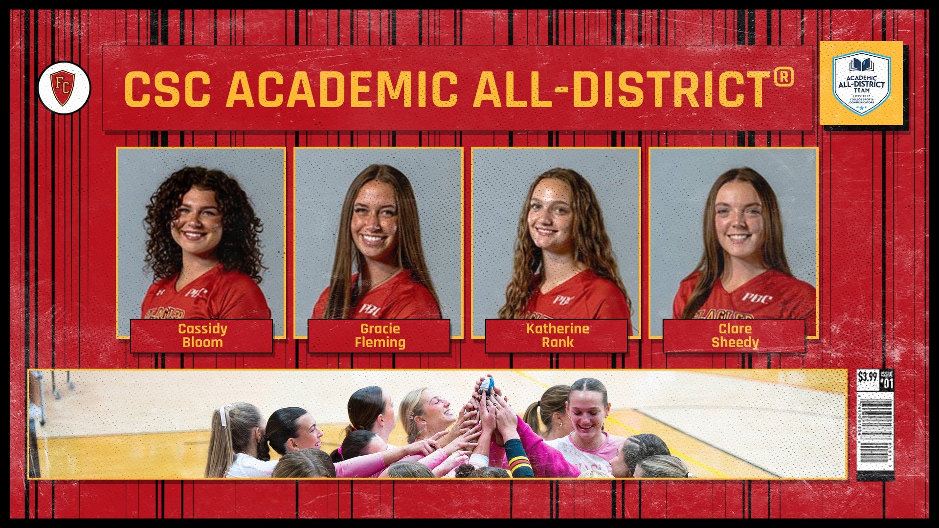 Volleyball academic all-district honorees
