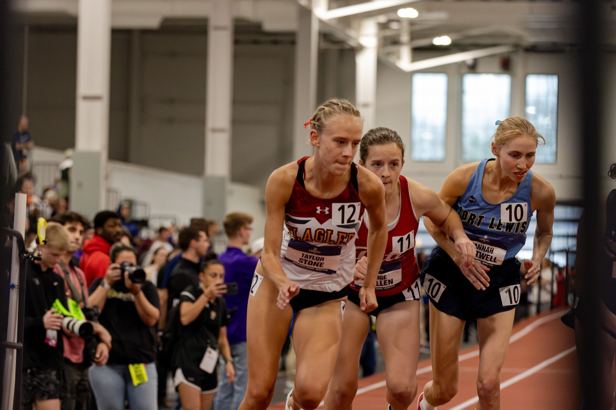 Taylor Stone pushing at the start