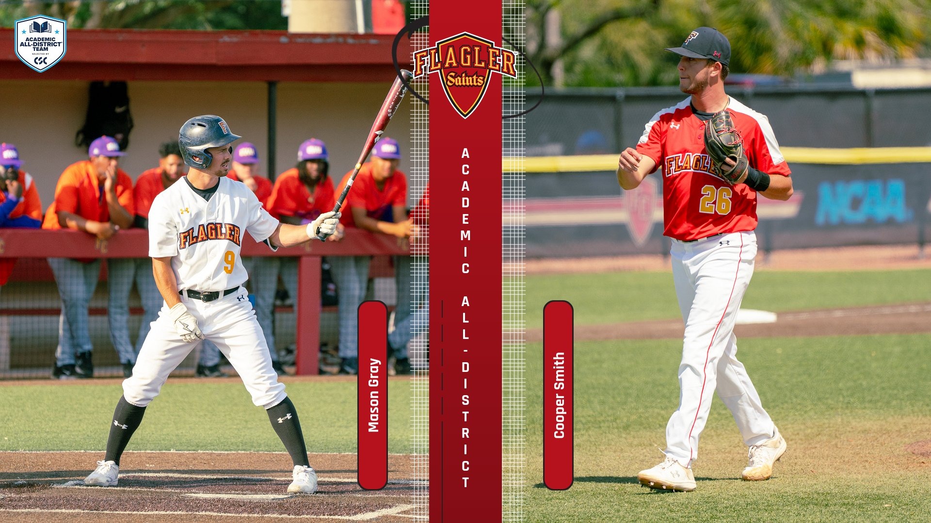 Flagler baseball academic all-district