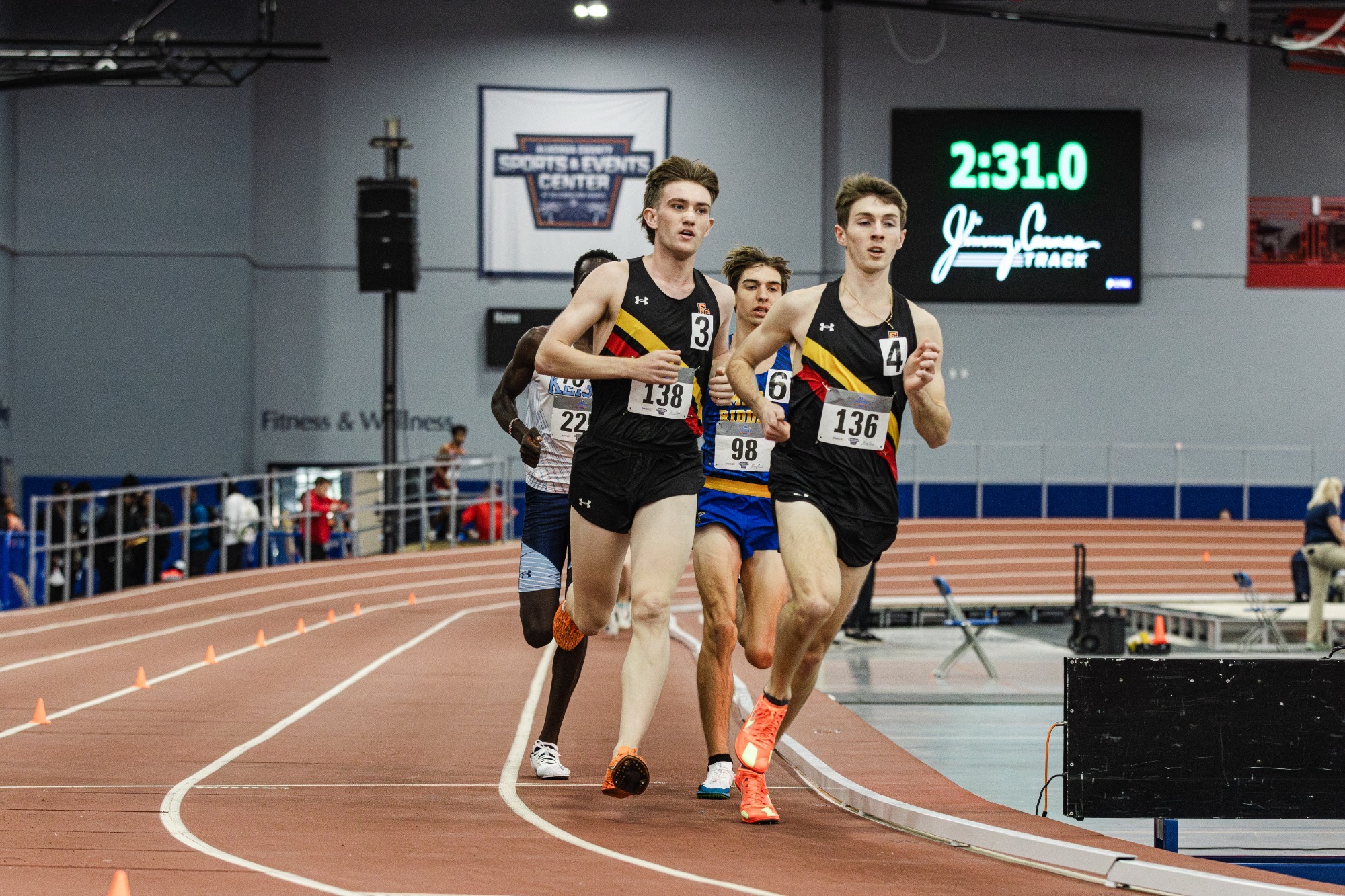 Finn Russell and Jack Waters running together
