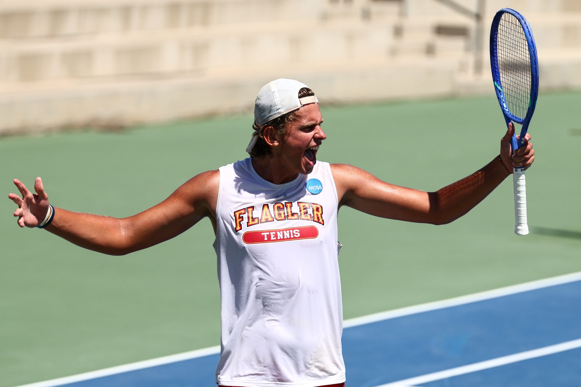 Simon Malis celebrating