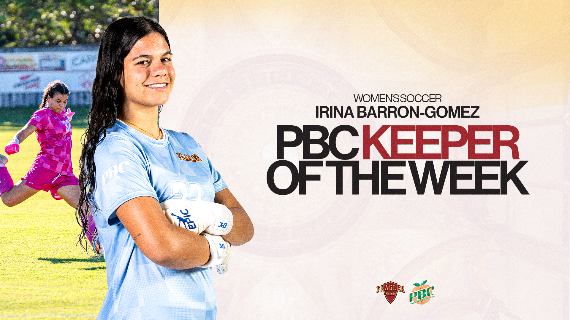 Irina Barron-Gomez named PBC Goalkeeper of the Week
