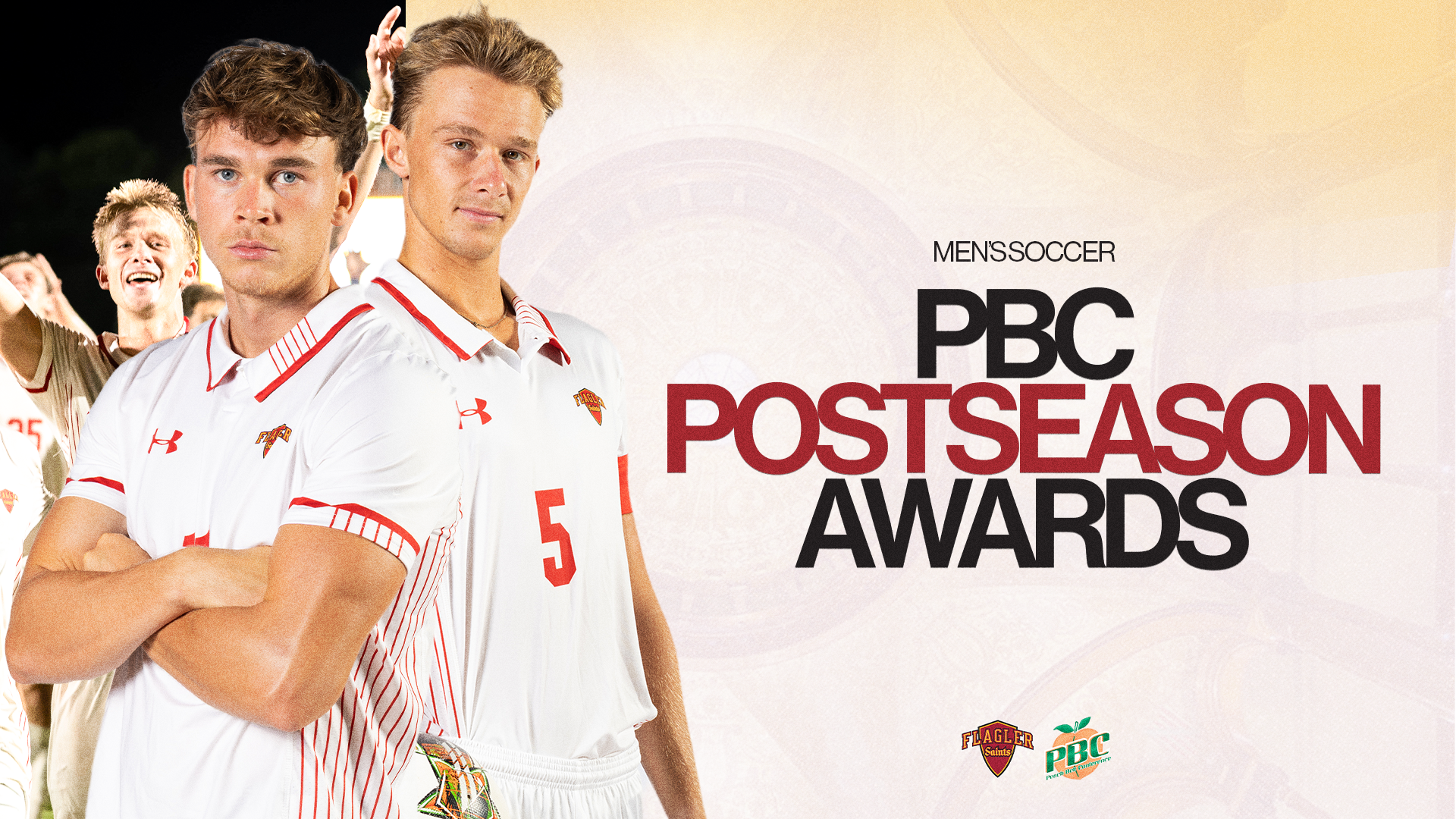 2026 PBC Men's Soccer Postseason Awards website graphic
