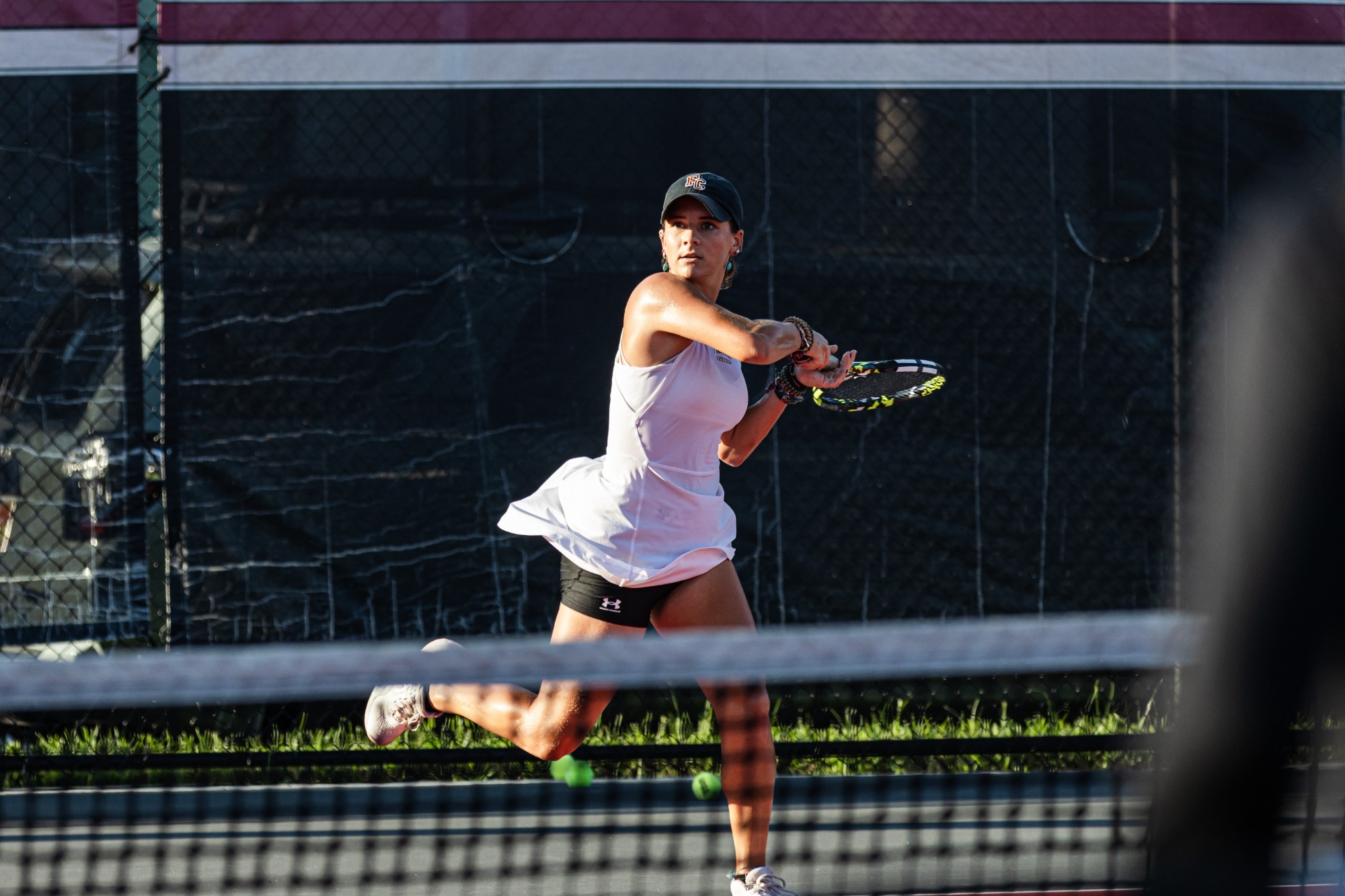 Sofia Balsera following through a hit