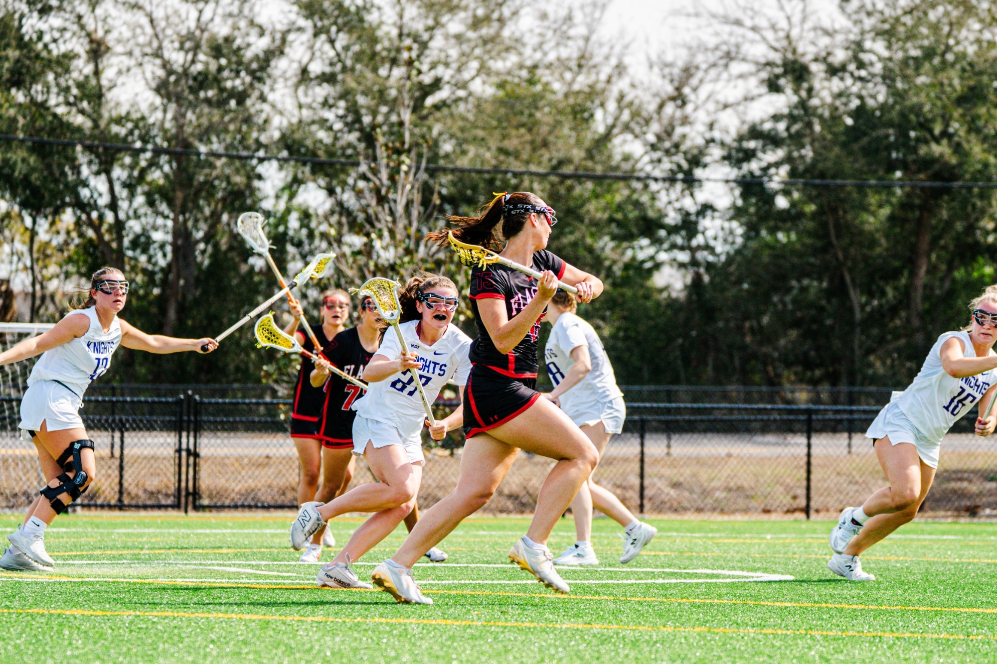 Ella Pinder winding for a shot