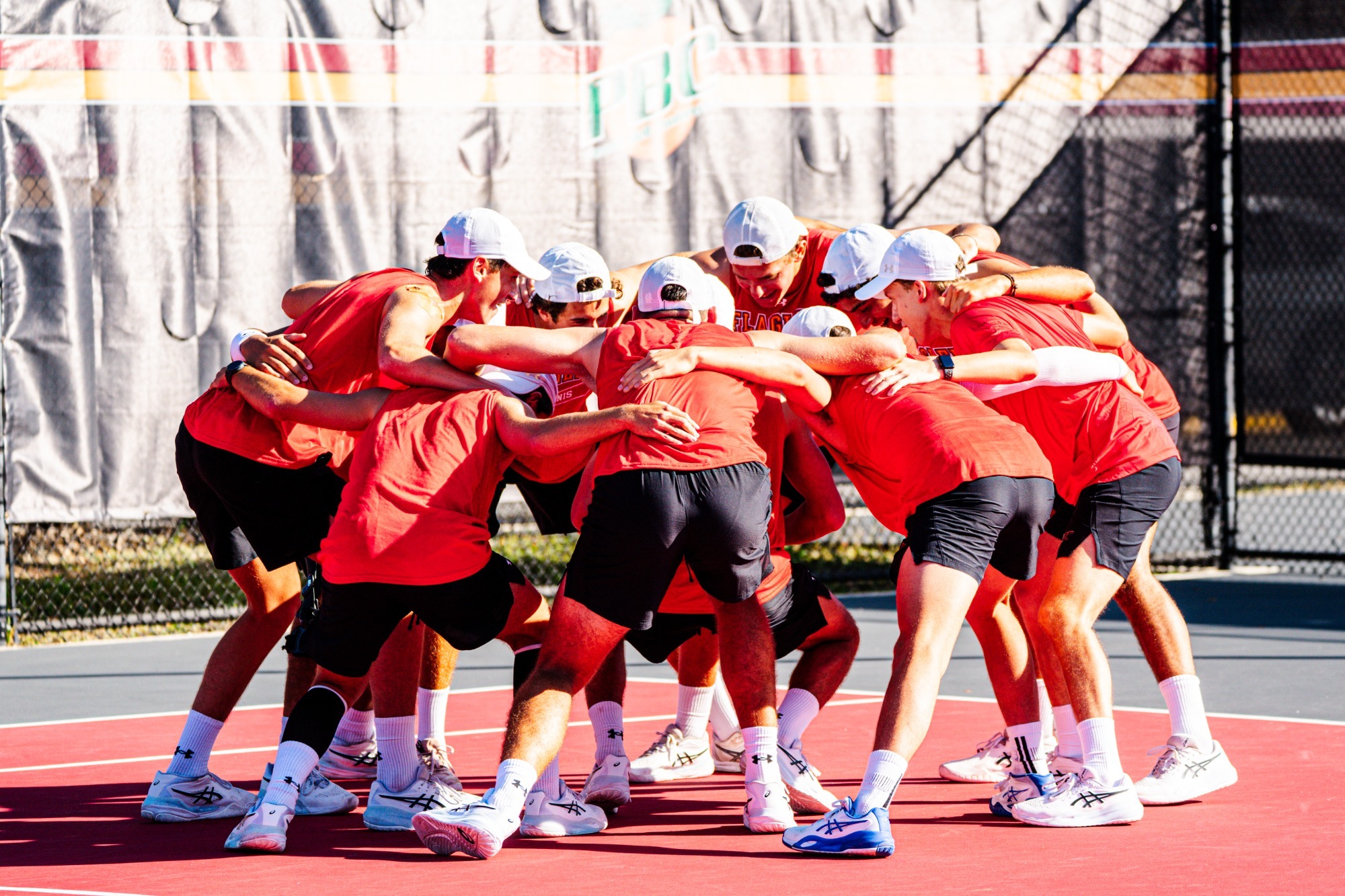 Team huddle