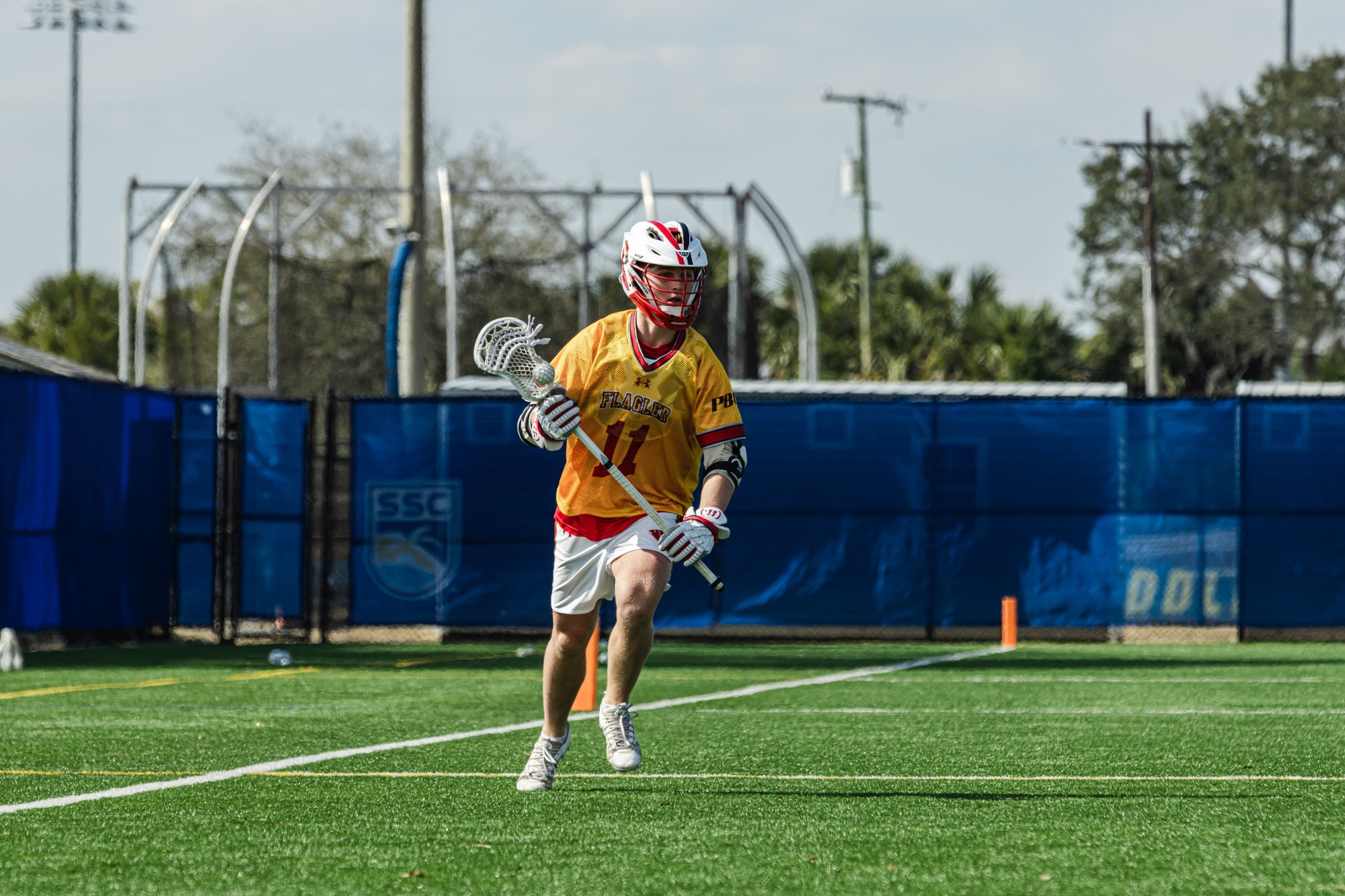 Micah Quinn preparing to dodge